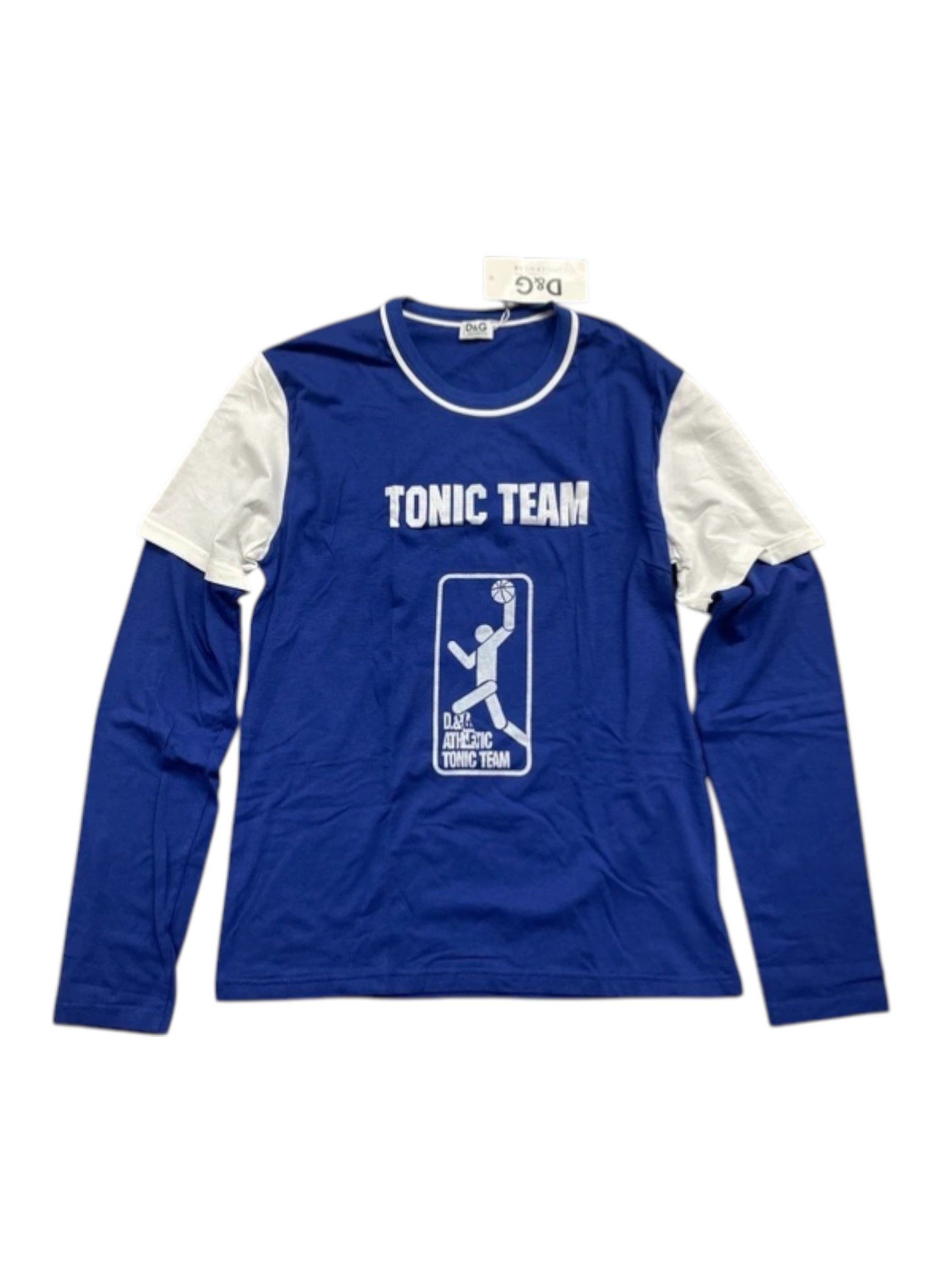 Dolce & Gabbana D&G “Tonic Team” Layered Long Sleeve T-Shirt Size US L / EU 52-54 / 3 - 1 Thumbnail