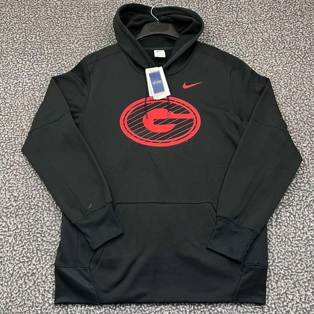 Nike Nike Hoodie Men Black Georgia Bulldogs NCAA Pullover New L Size US L / EU 52-54 / 3 - 1 Thumbnail