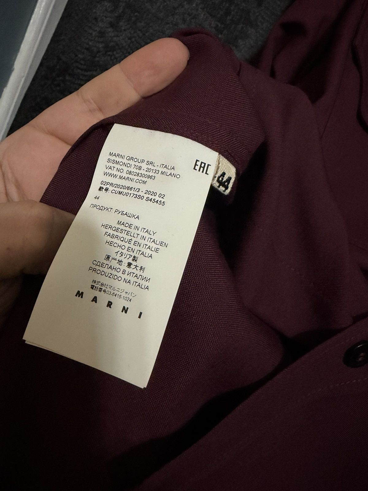 Marni Tornado Chore Shirt Size US S / EU 44-46 / 1 - 4 Thumbnail