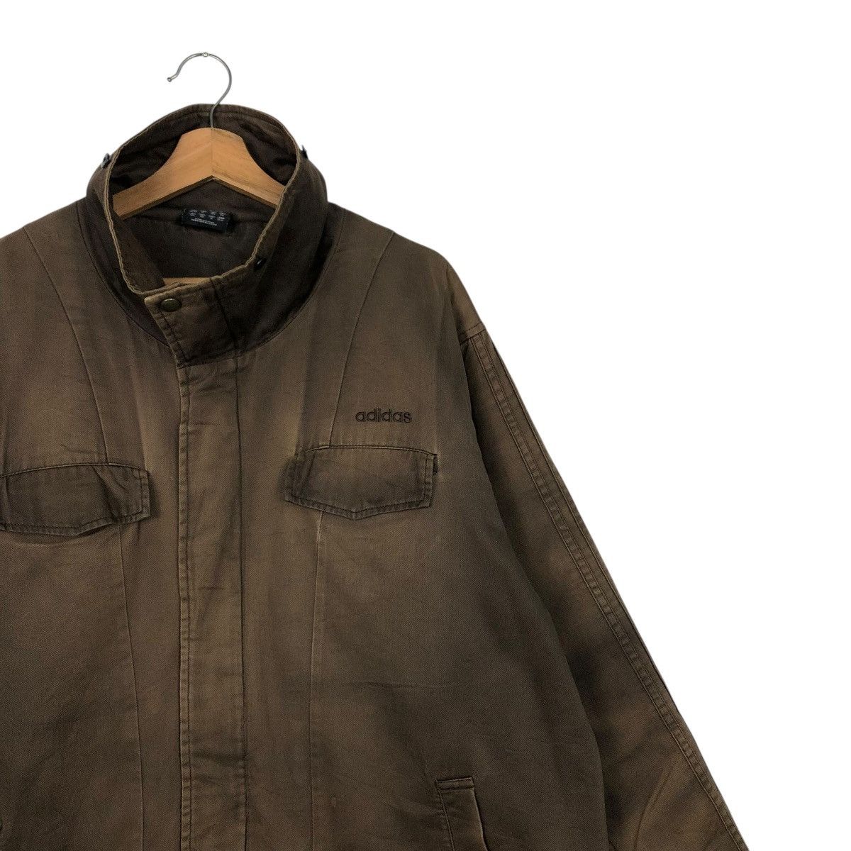 Adidas 🔥VINTAGE CHORE JACKET ADIDAS DETROIT DUCK CANVAS DISTRESSED Size US M / EU 48-50 / 2 - 8 Thumbnail