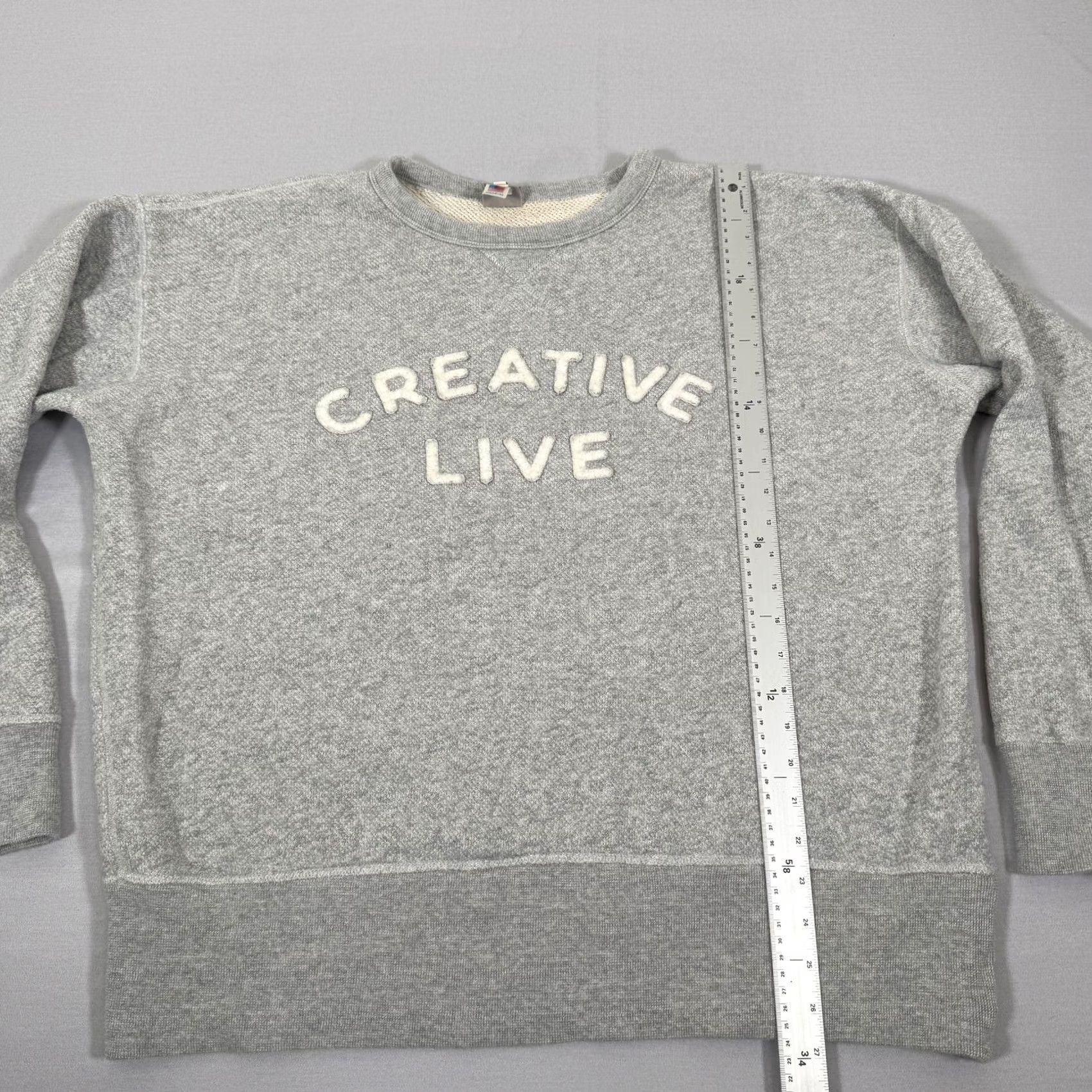 Ebbets Field Flannels Ebbets Field Flannels Sweatshirt Mens Large Gray Crewneck Creative Live USA - Vintage Condition Size US L / EU 52-54 / 3 - 6 Thumbnail