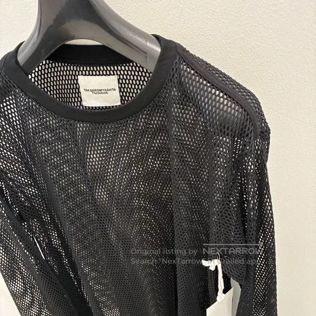 Takahiromiyashita The Soloist. Soloist Black Long Sleeve Layering Shirt. Size US M / EU 48-50 / 2 - 3 Thumbnail