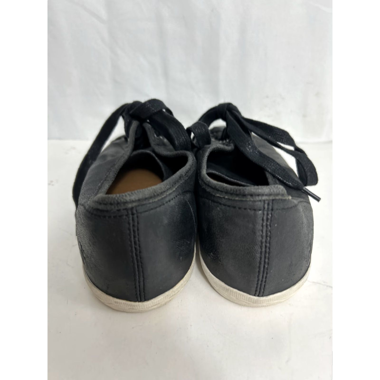 Frye Frye Mindy Black Low Top Leather Lace Up Sneaker Shoes Women 9.5 m Size M Comfort Lightweight Rubber Sole Casual Walking Shoes Size L / US 10 / IT 46 - 7 Thumbnail
