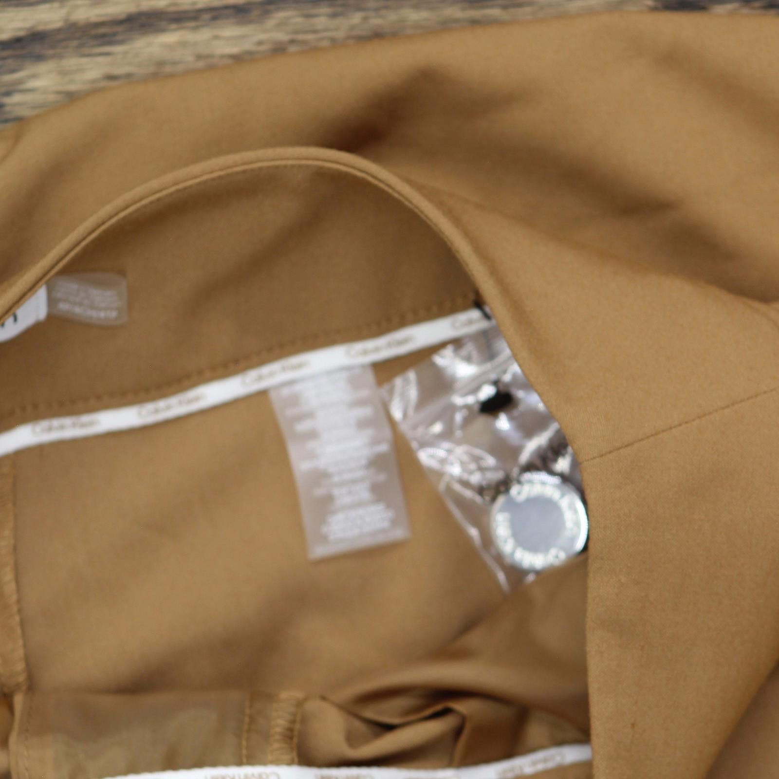 Calvin Klein Nwt Calvin Klein Wide Leg Pants T42pl994 Luggage Brown 4p Size 27" / US 4 / IT 40 - 7 Thumbnail