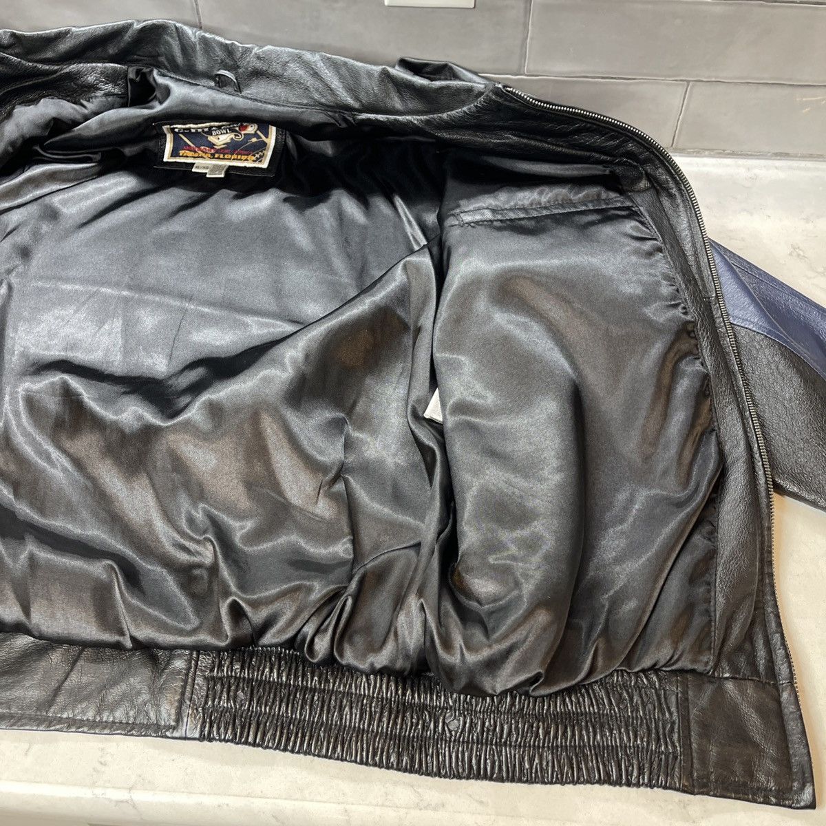 Vintage G III Carl Banks Super Bowl XXXV Leather Jacket XL Tampa FL Size US XXL / EU 58 / 5 - 14 Thumbnail