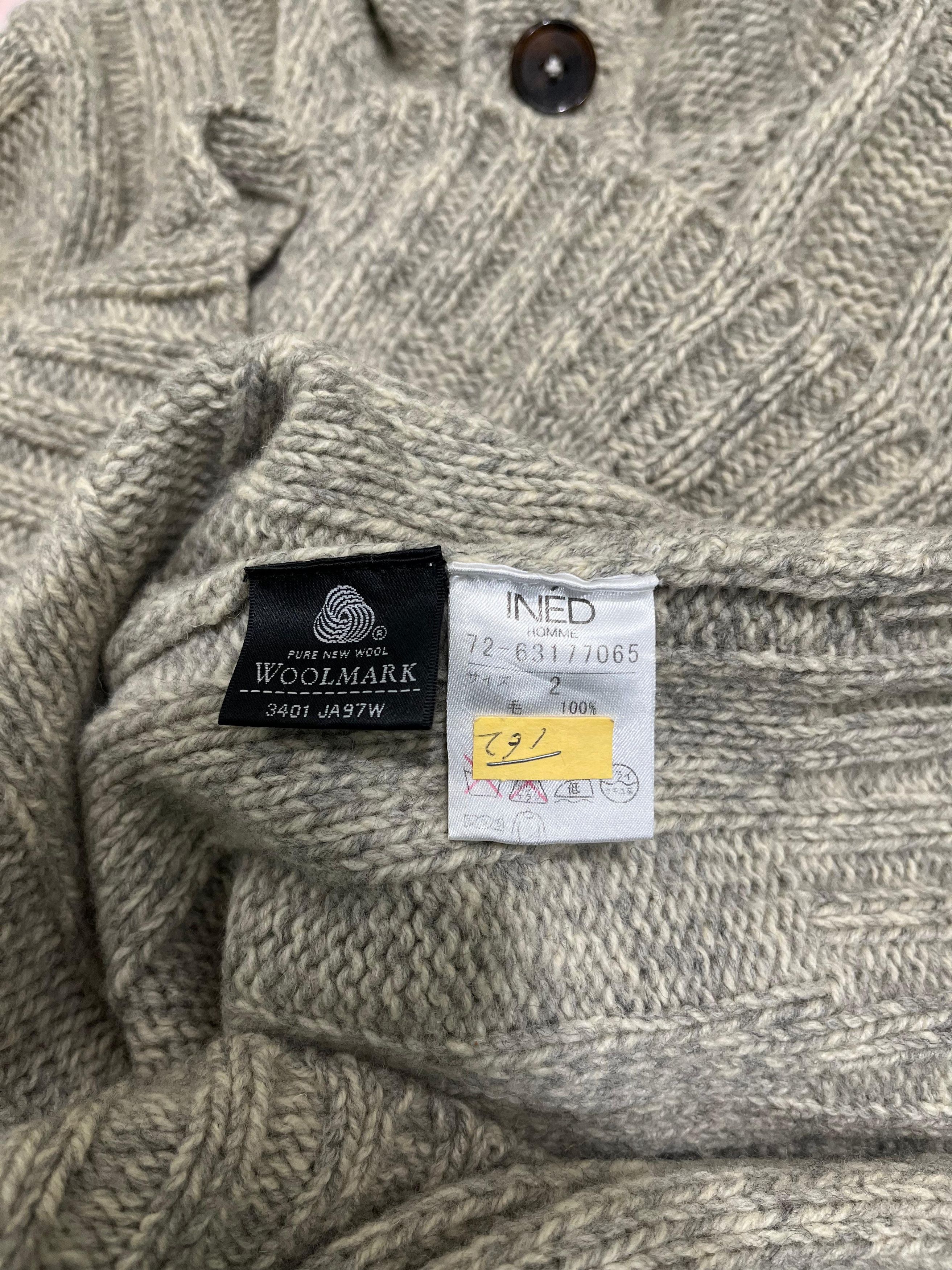 Yohji Yamamoto Ined By Yohji Yamamoto Wool Button Ups Cardigans Size M / US 6-8 / IT 42-44 - 6 Thumbnail