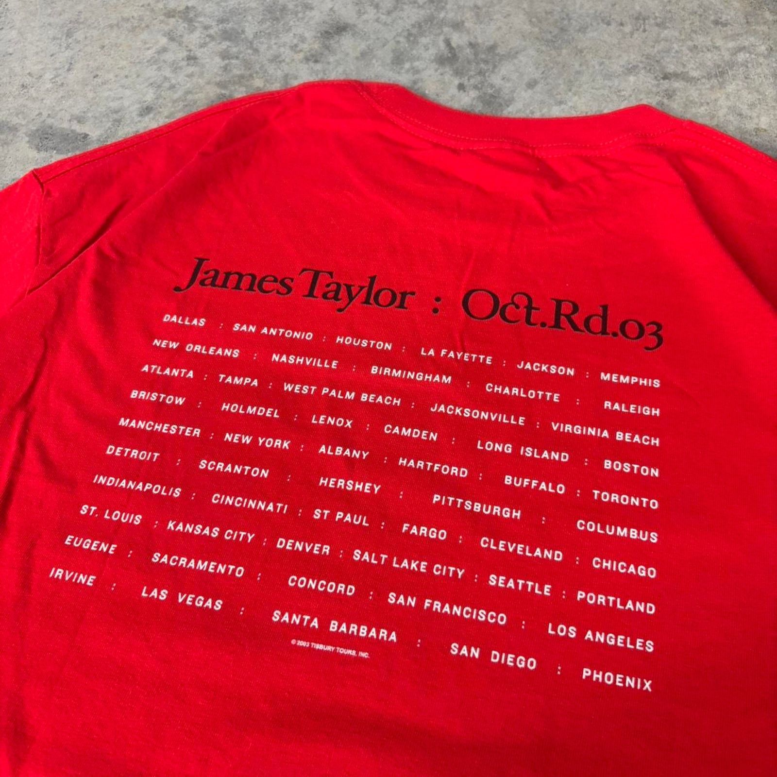 Band Tees × Japanese Brand × Vintage Vintage James Taylor Tour T-shirt Size US XL / EU 56 / 4 - 5 Thumbnail