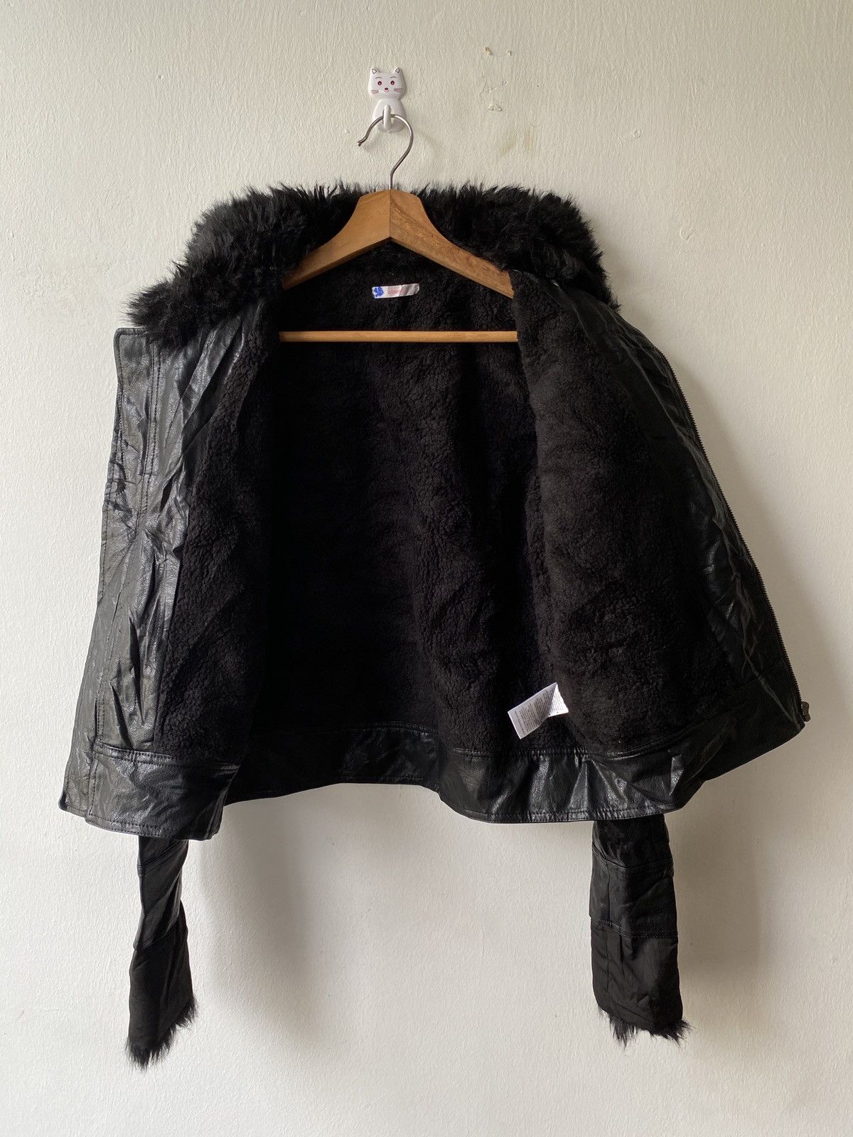 atmos AW2023 Atmos Japan Sherpa Lining Fur Leather Jacket Size US M / EU 48-50 / 2 - 13 Thumbnail