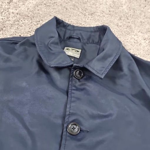 Gap Gap Jacket Mens XL Navy Blue Nylon Button Front Lined Premium Classic Tailored Size US XL / EU 56 / 4 - 5 Thumbnail