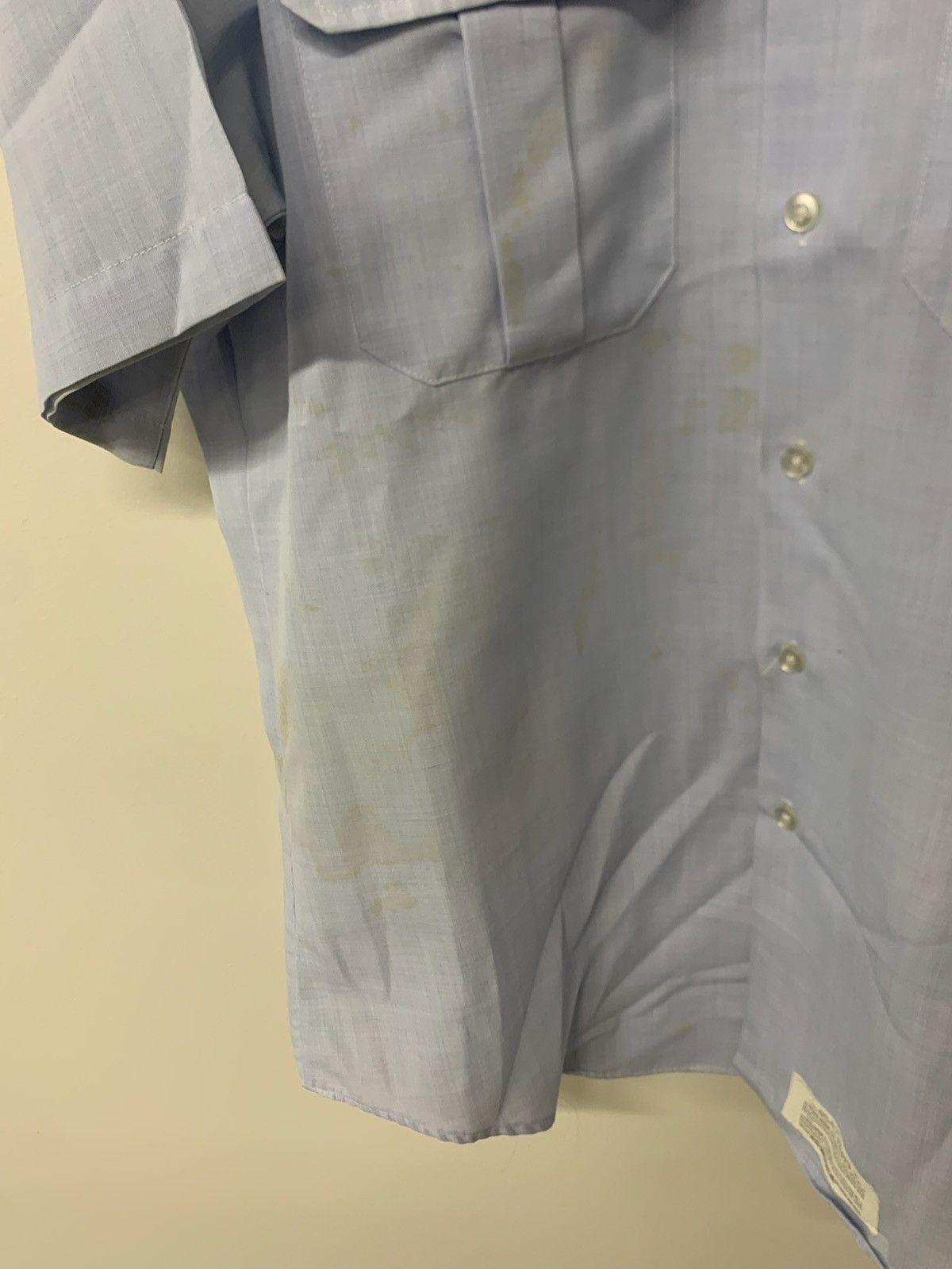 Vintage Vintage 1990s Army Barracks Shirt Size US L / EU 52-54 / 3 - 1 Thumbnail
