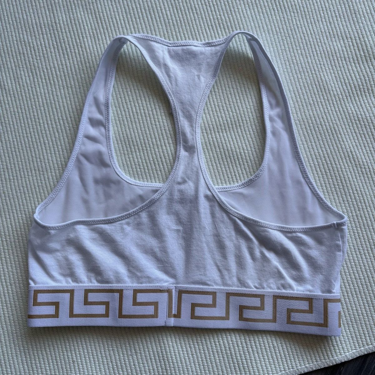 Versace Versace White Scoop Greca Sports Bra Size M / US 6-8 / IT 42-44 - 7 Thumbnail