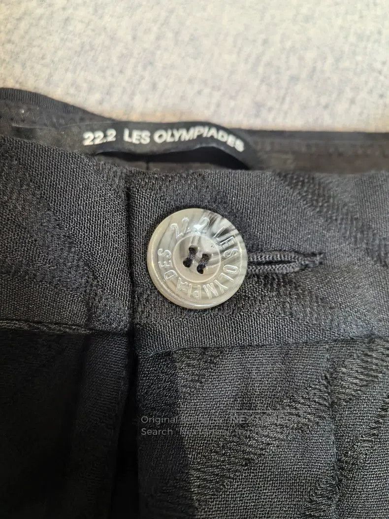 Song For The Mute Song For The Mute Black textured men's pants Size US 32 / EU 48 - 3 Thumbnail
