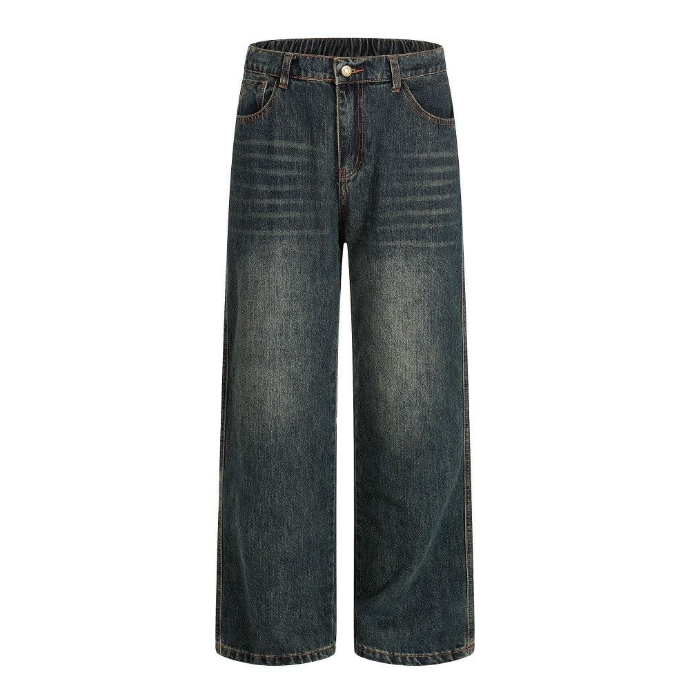 Vintage Male punk American retro washed straight leg jeans Size US 32 / EU 48 - 1 Thumbnail