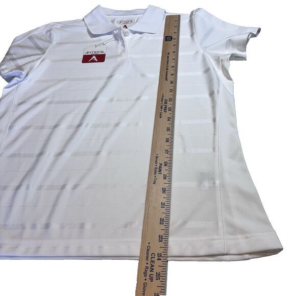 Antigua Antigua Golf Polo Women Striped Desert Dry Short Sleeve M Size M / US 6-8 / IT 42-44 - 5 Thumbnail