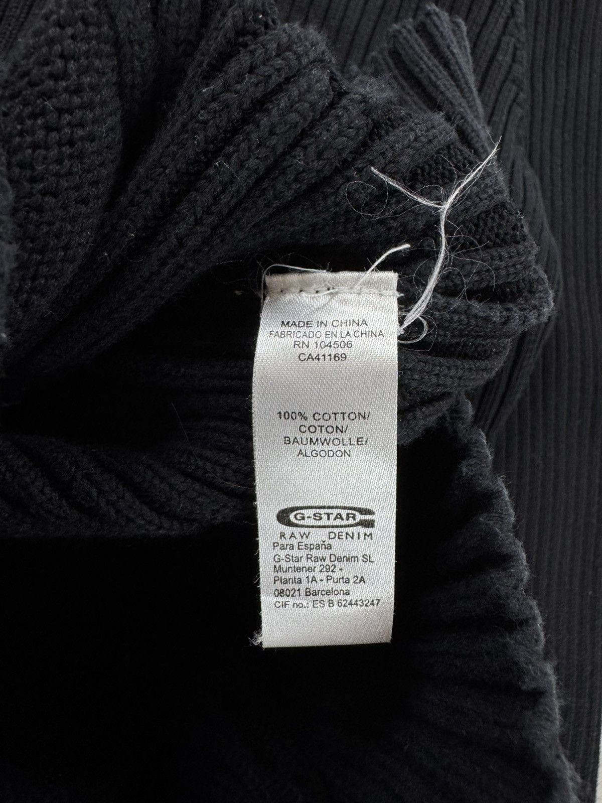G-Star G-star Ribbed Sweater Vintage PARKER COLL PATCH TurtleNeck Size US L / EU 52-54 / 3 - 11 Thumbnail