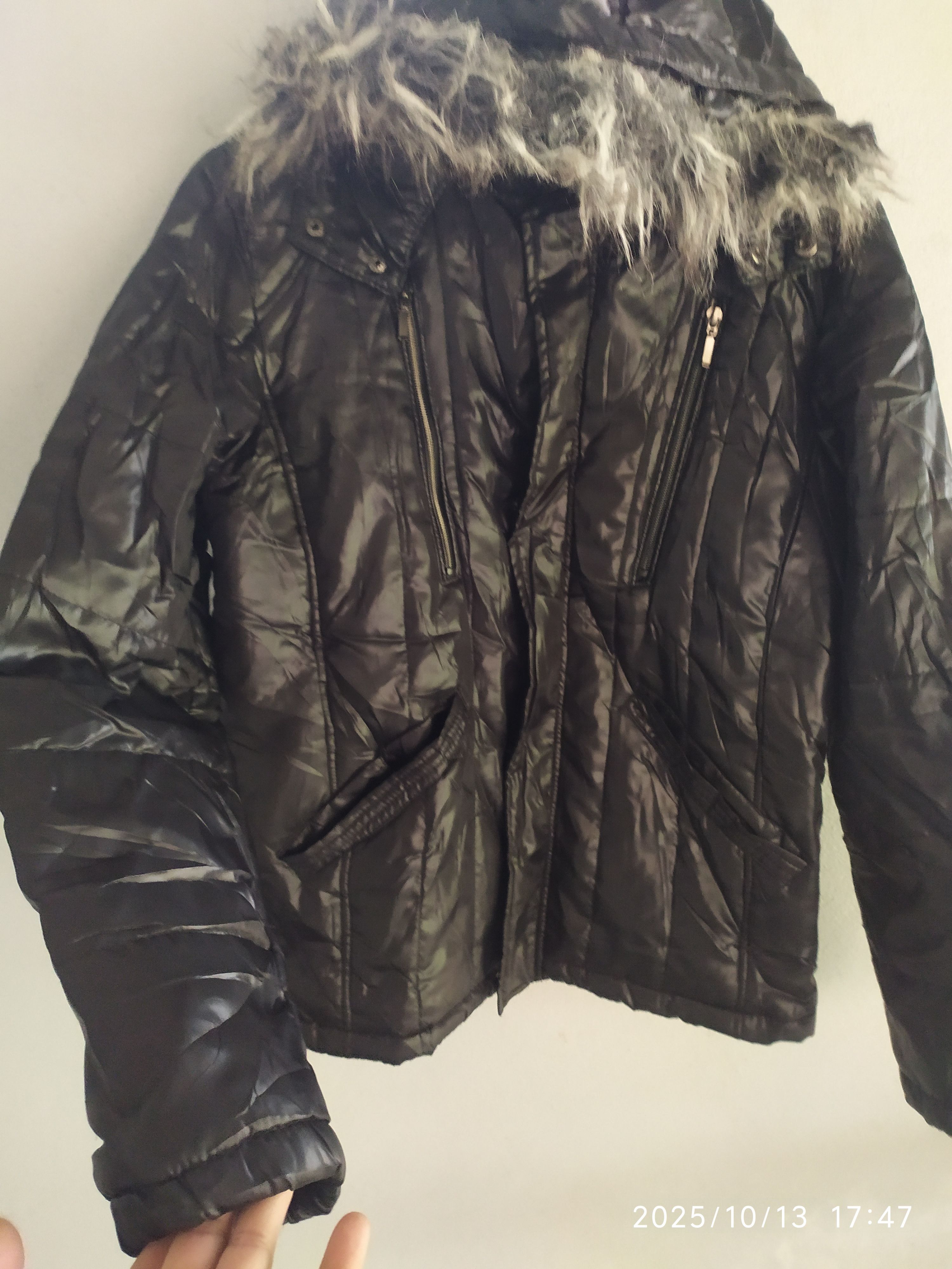 If Six Was Nine 2000s Roushatte Fur Puffer Hoodie Jacket Size US M / EU 48-50 / 2 - 2 Thumbnail