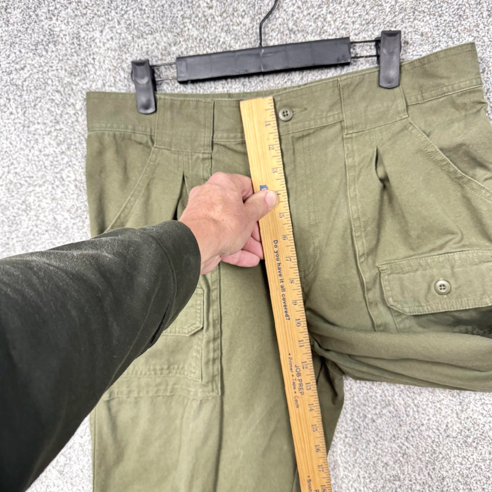 Vintage Cabela's Cargo Pants Mens 33x28.5 Green Classic Fit Canvas Workwear Casual Size US 33 - 5 Thumbnail