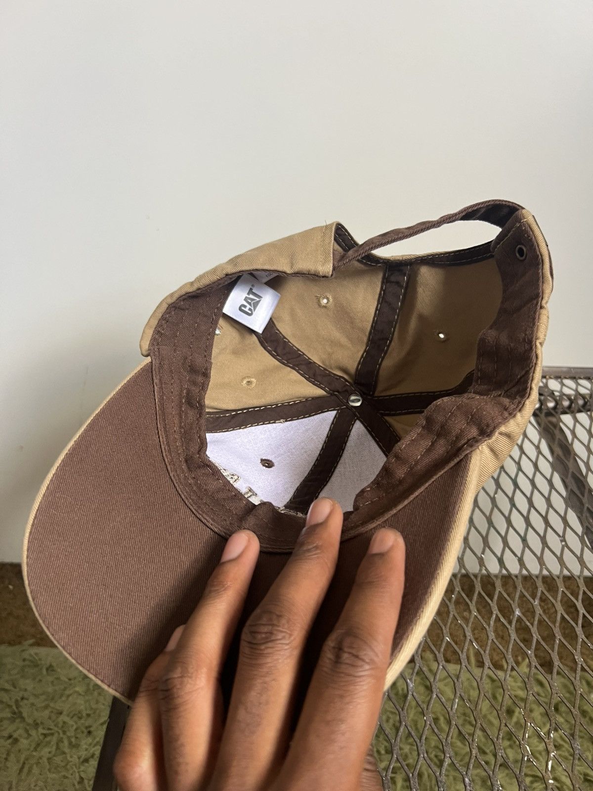 Caterpillar CAT Caterpillar ‘A Little Dirt Never Hurt’ Vintage Mens Hat Size ONE SIZE - 4 Thumbnail