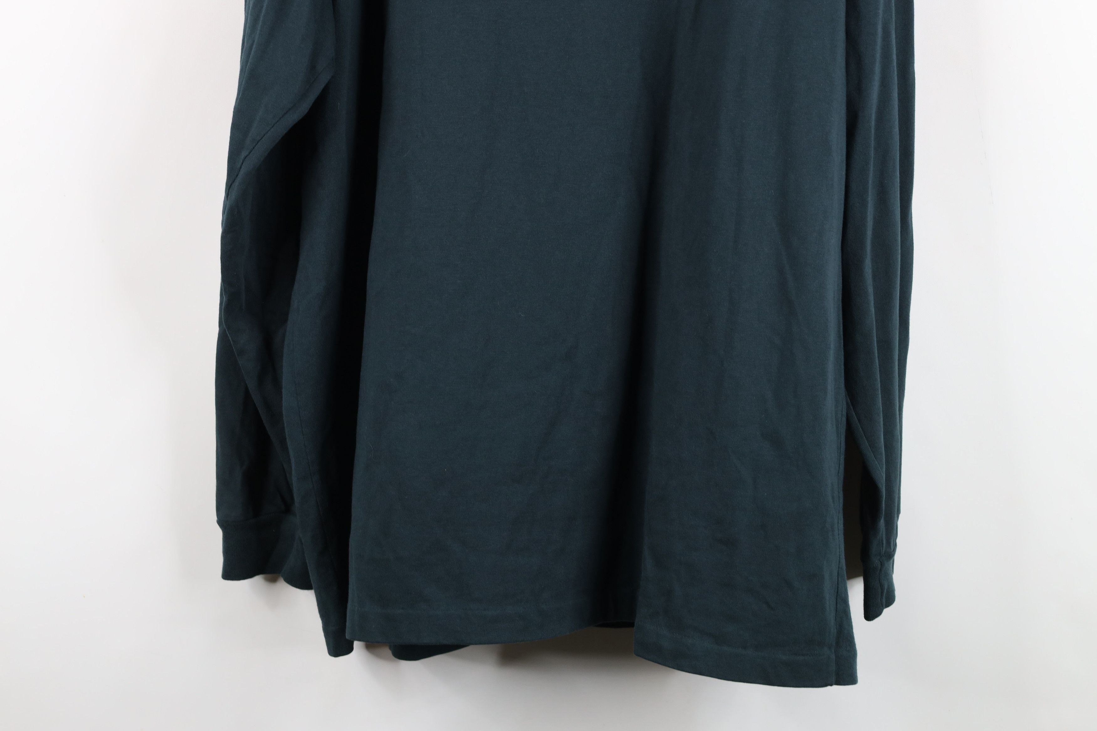 L.L. Bean Vintage 90s LL Bean Long Sleeve Henley T-Shirt Dark Green Size US XL / EU 56 / 4 - 14 Thumbnail