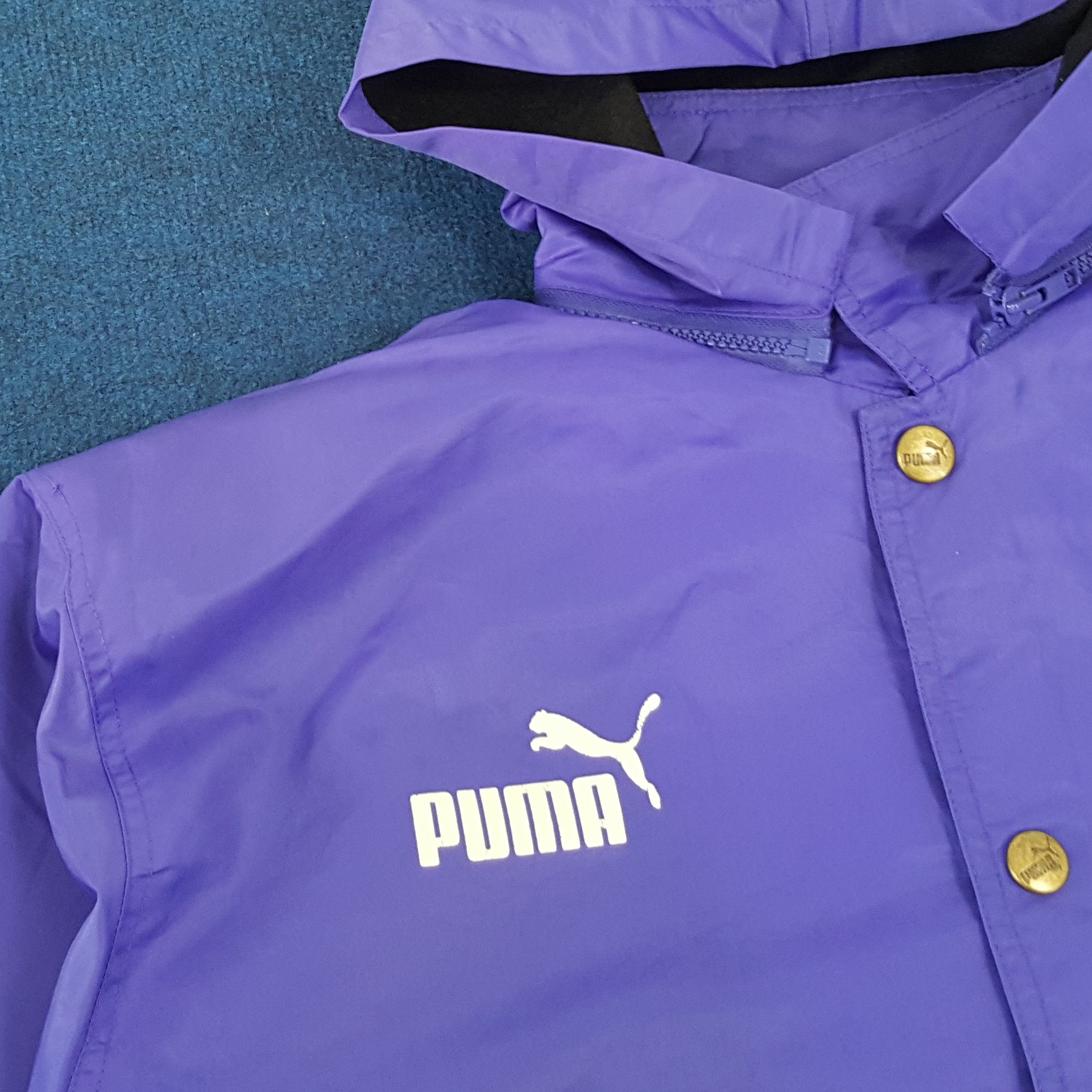 Puma × Vintage Vintage PUMA Advantage Hoodie Windbreaker Size US XL / EU 56 / 4 - 5 Thumbnail