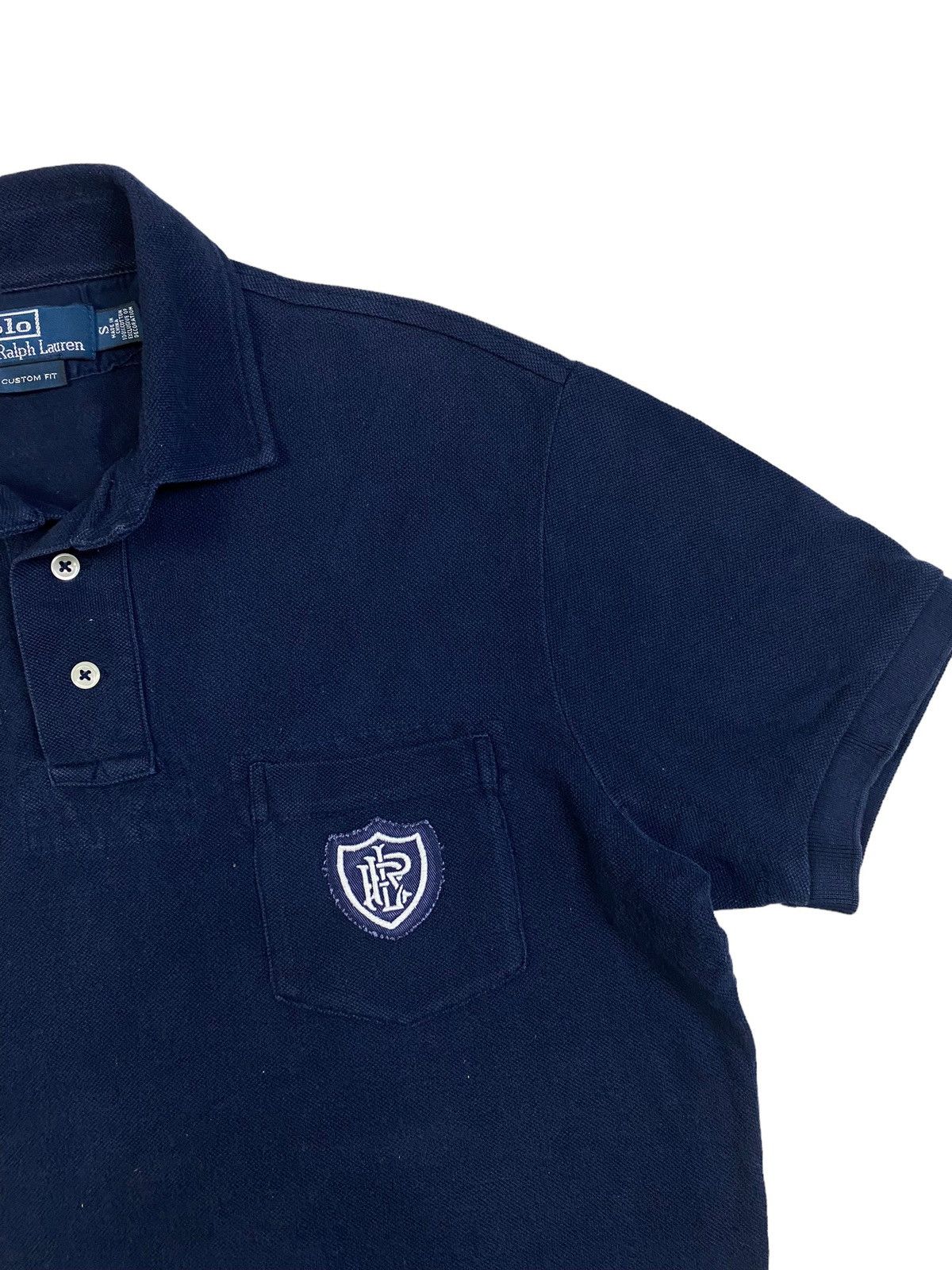 Polo Ralph Lauren × Vintage 🔥RARE🔥 Vintage Polo Ralph Lauren Navy S Pocket Tee Size US S / EU 44-46 / 1 - 5 Thumbnail