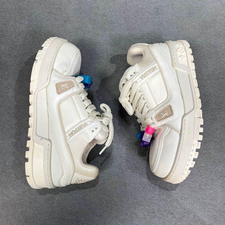 Louis Vuitton Louis Vuitton White Trainer Sneakers-2506 Size US 8.5 / EU 41-42 - 4 Thumbnail