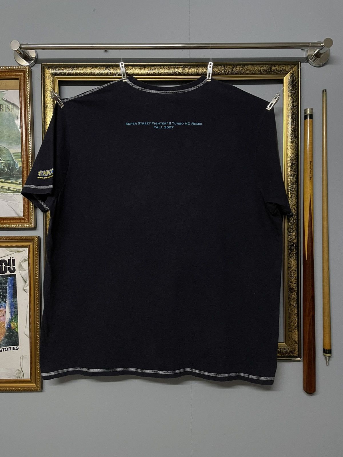 Vintage Vintage Super Street Fighter II Turbo Hd Remix Graphic Tee Size US XL / EU 56 / 4 - 8 Thumbnail