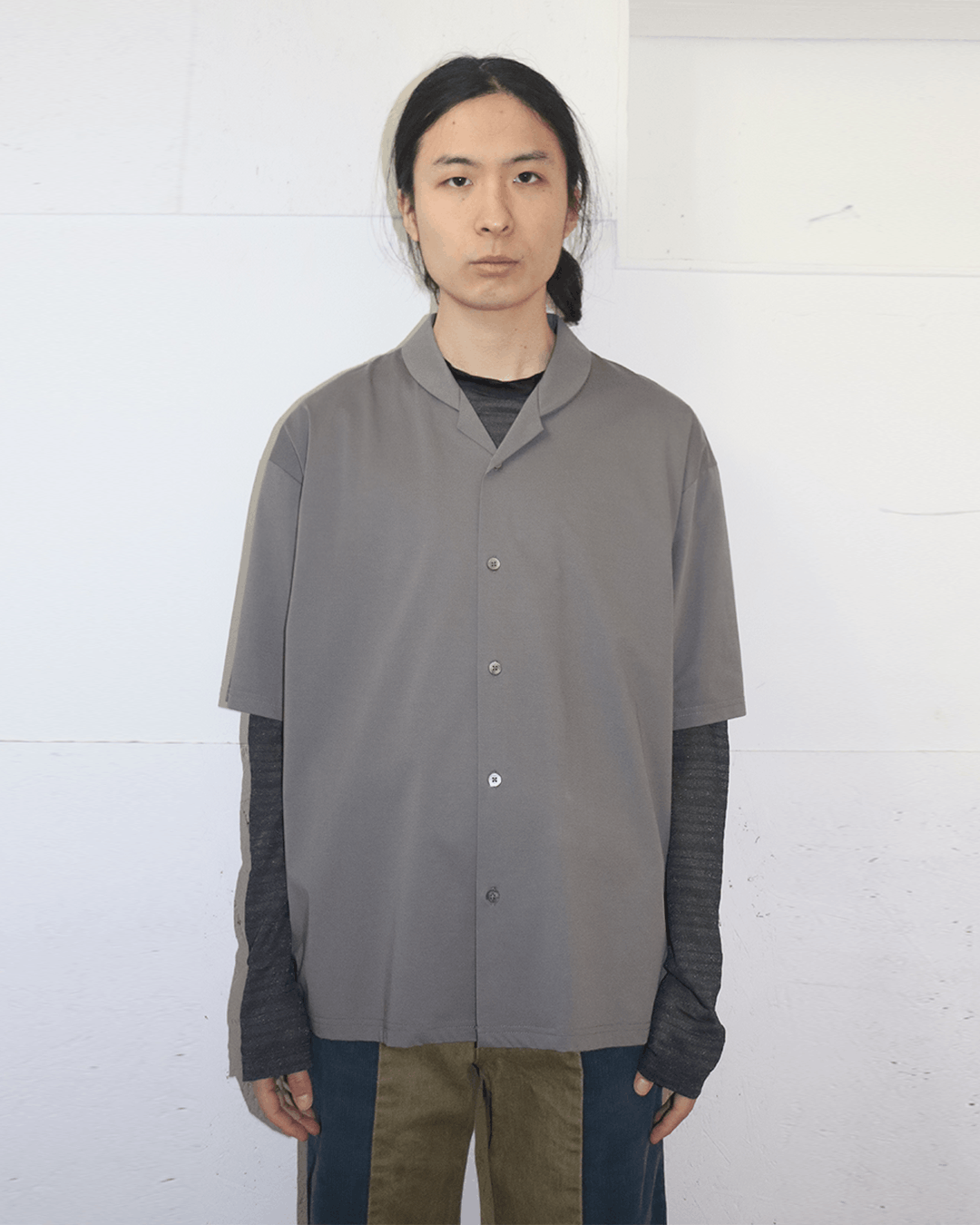 08sircus 08sircus SS20 Round Collar Half Shirt Size US XL / EU 56 / 4 - 2 Thumbnail