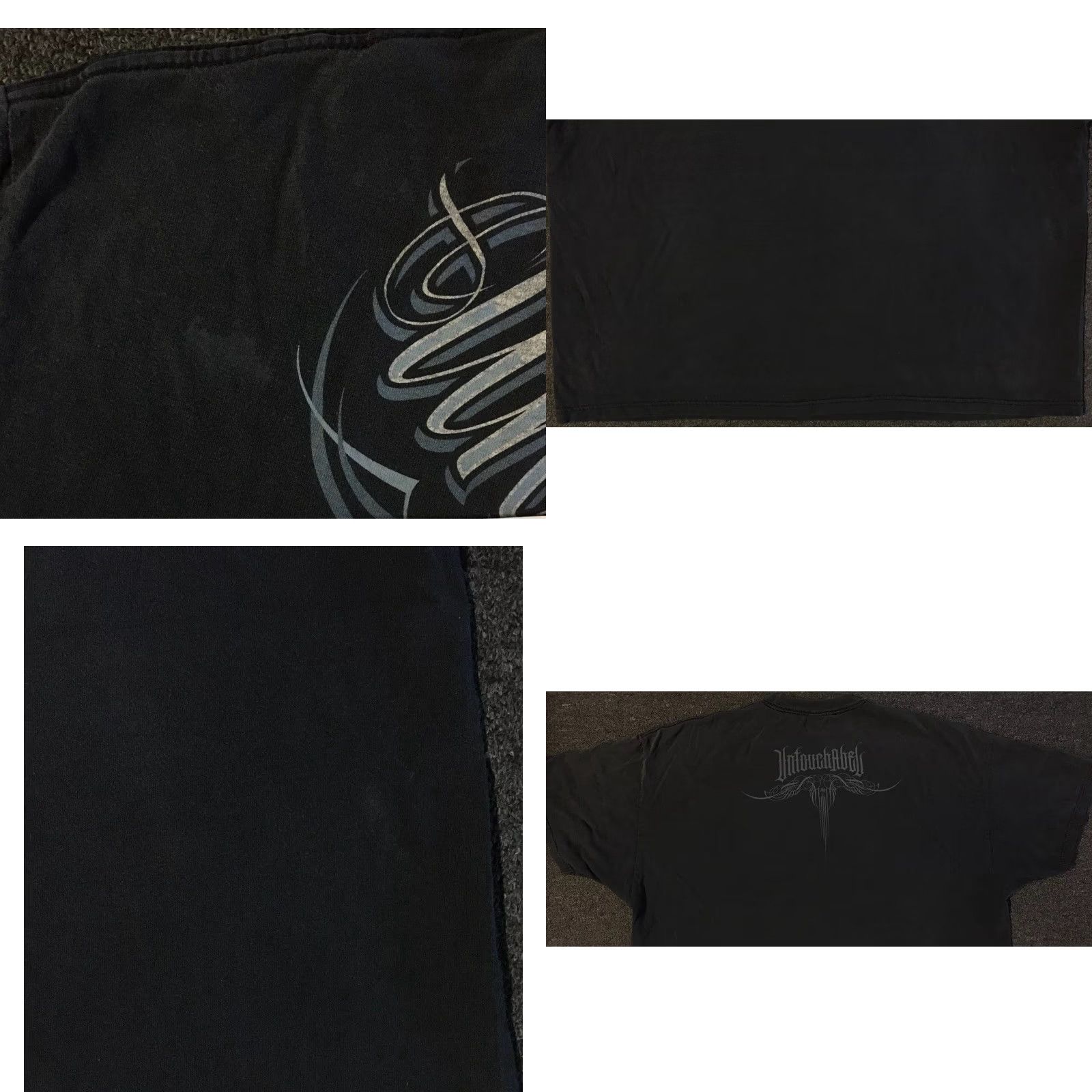 Affliction VINTAGE Untouchable Faded Distress Skull Shirt 3XL Grunge Emo Flames Fire Jnco Y2K Size US XXL / EU 58 / 5 - 9 Thumbnail
