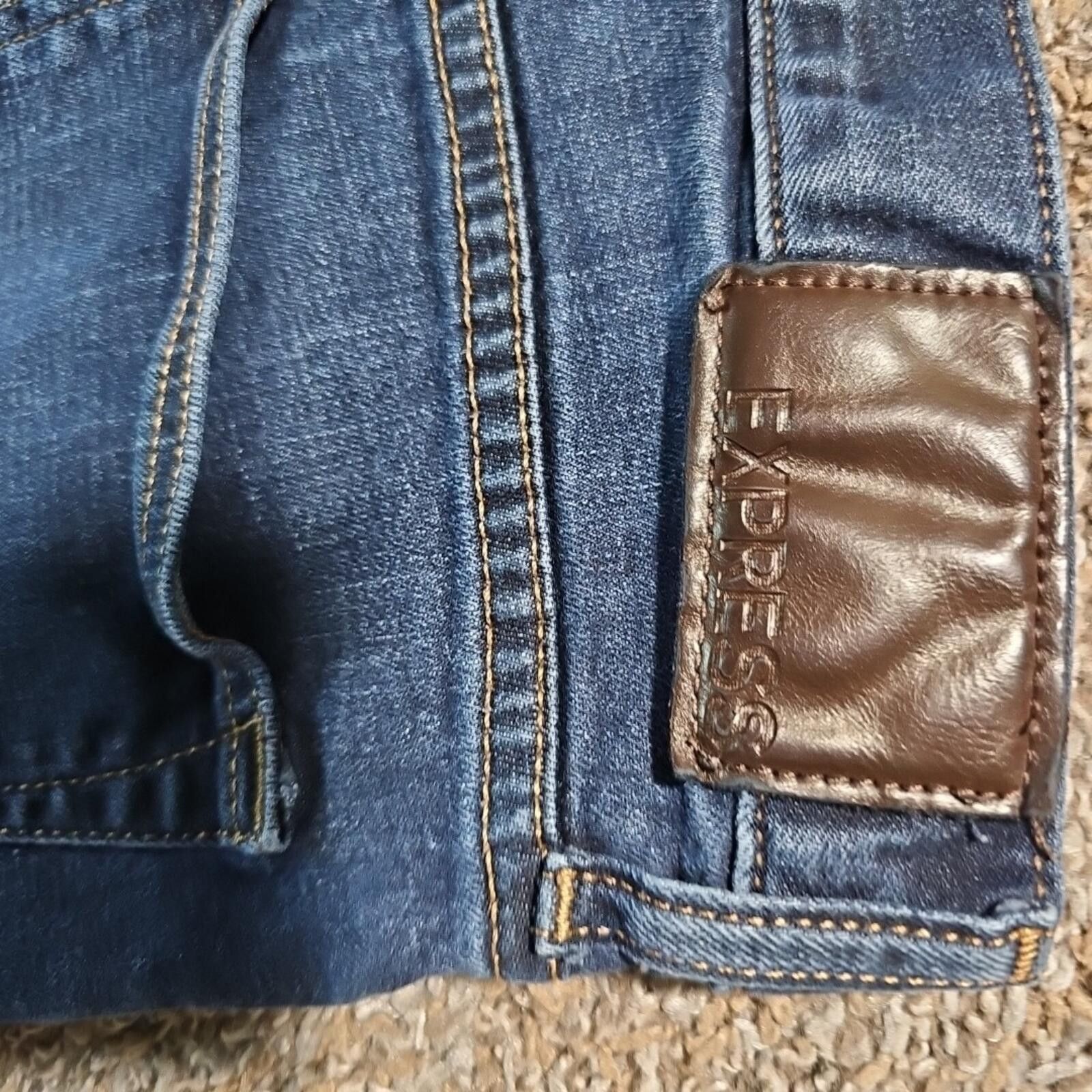 Express Express Jeans 36x30 Rocco Slim Fit Straight Leg Jeans Size US 36 / EU 52 - 7 Thumbnail
