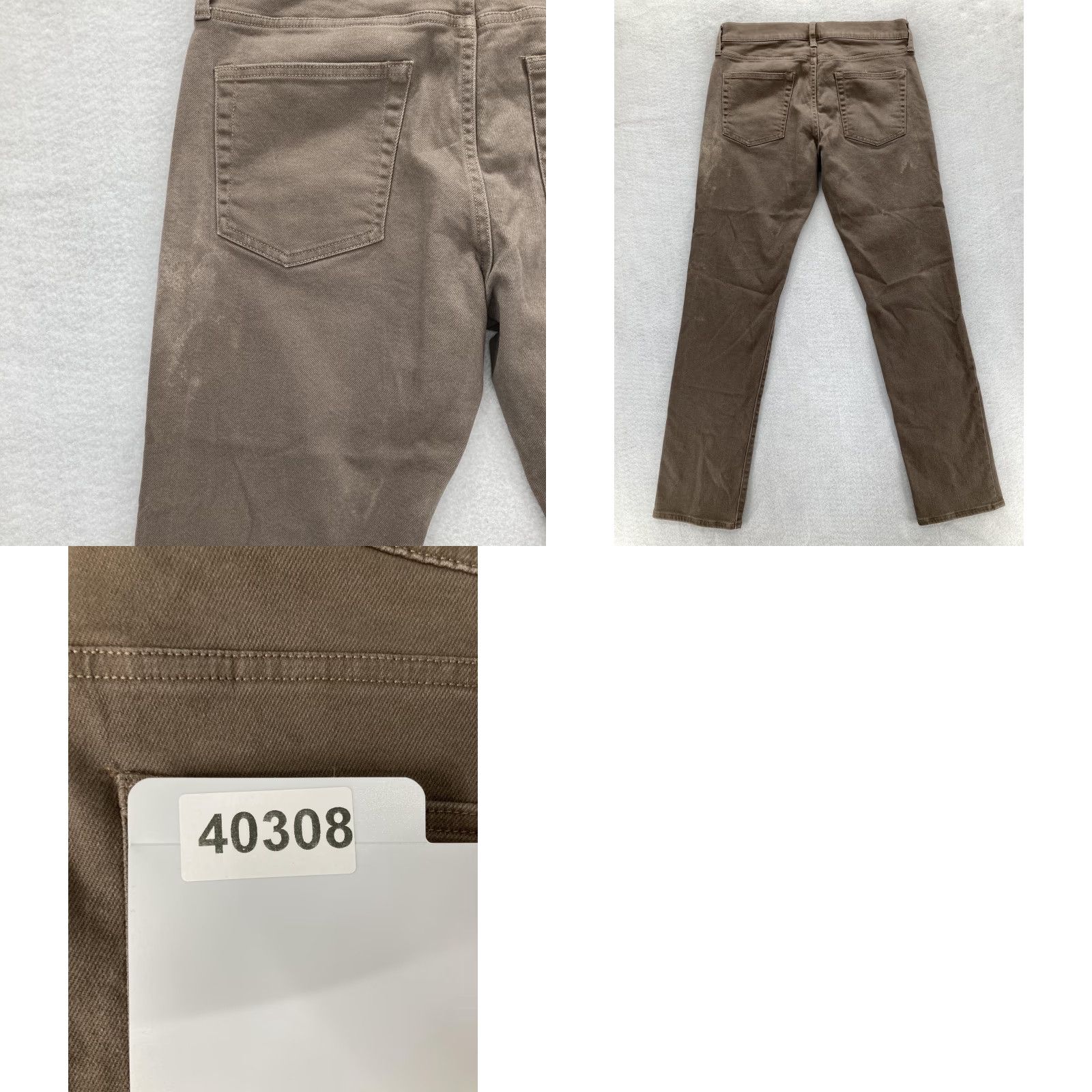 J.Crew J Crew 770 Jeans Mens 30x32 Straight Taper Brown Stretch Denim Preppy Casual Size US 30 / EU 46 - 10 Thumbnail