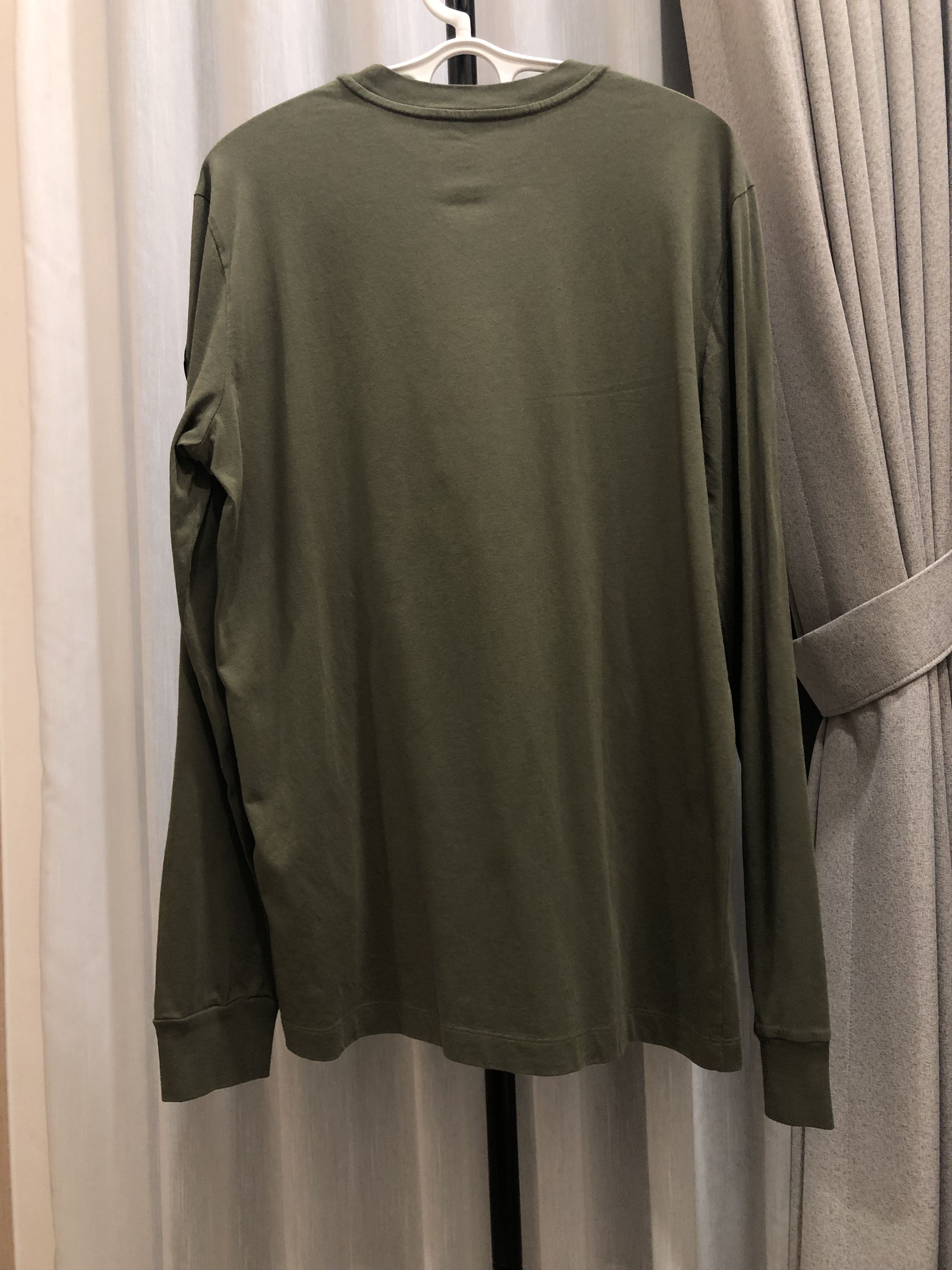 Moncler Monclear Logo Print Cotton Sweatshirt Green Size US M / EU 48-50 / 2 - 2 Thumbnail