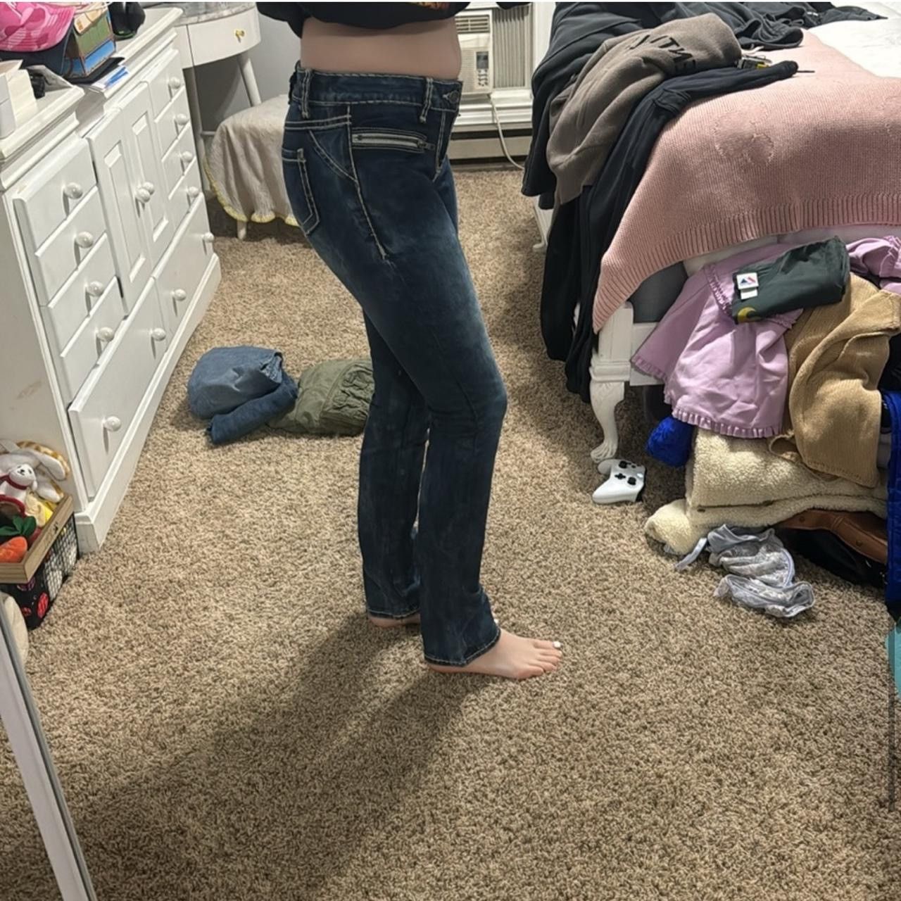 Ed Hardy × Vintage Y2K Ed Hardy Jeans Size 26" / US 2 / IT 38 - 8 Thumbnail