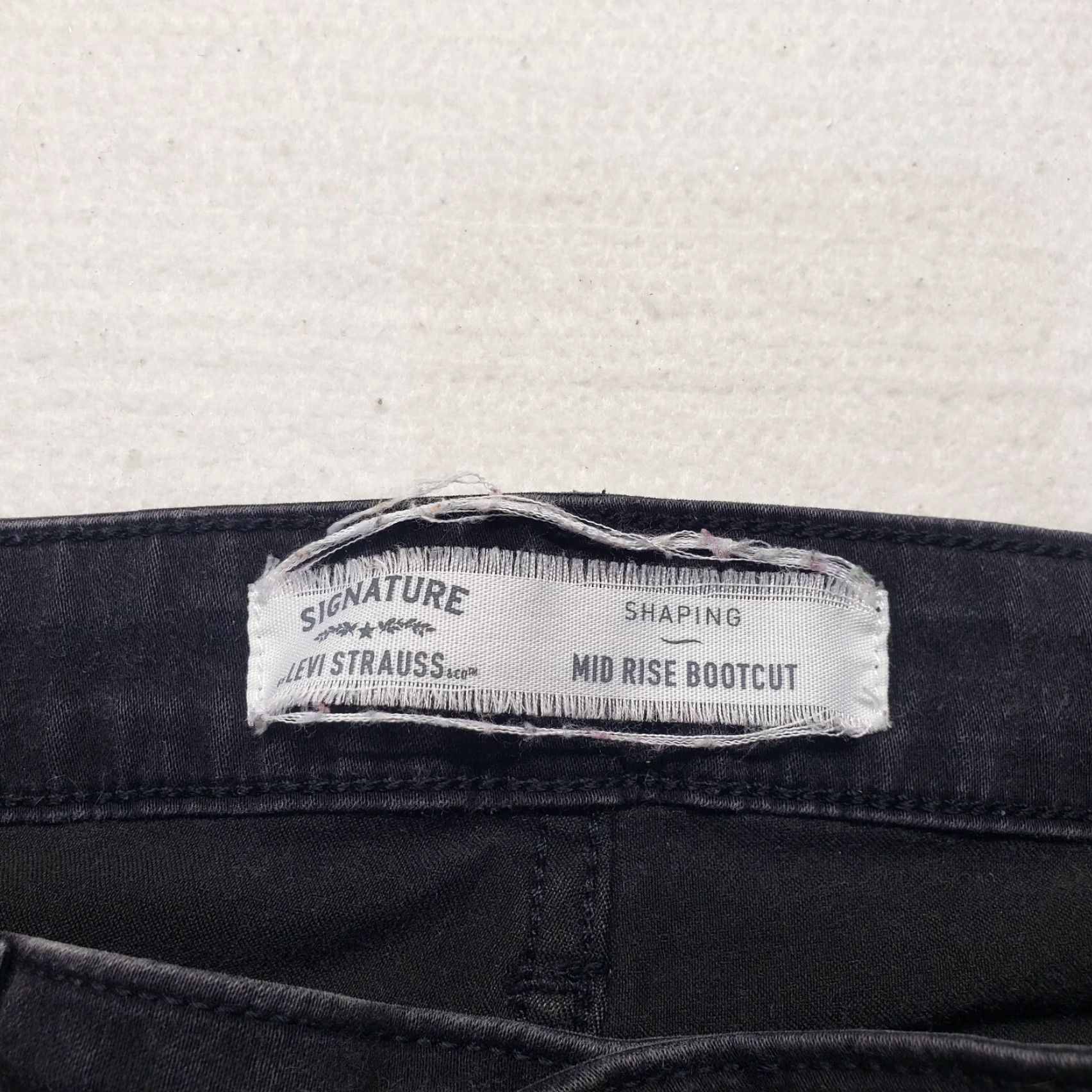 Levi's Levi's Womens Jeans Bootcut 16 Black Denim Stretch Regular Fit Fall Winter Size 38" / US 16 / IT 52 - 3 Thumbnail