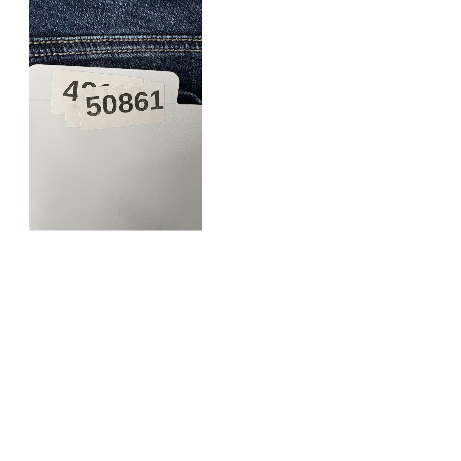 Silver Jeans Co. Silver Jeans Tuesday Slim Boot Womens 27x31 Blue Medium Wash Stretch Low Rise Jeans Size 27" / US 4 / IT 40 - 9 Thumbnail