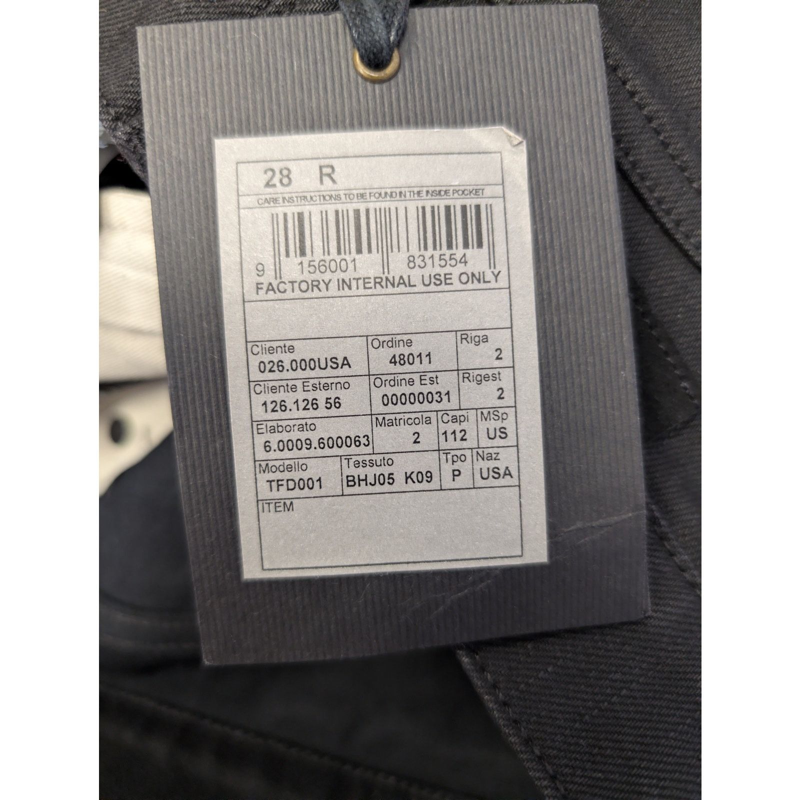 Tom Ford o1rshd1 Slim Denim Jeans in Black Size US 28 / EU 44 - 21 Thumbnail