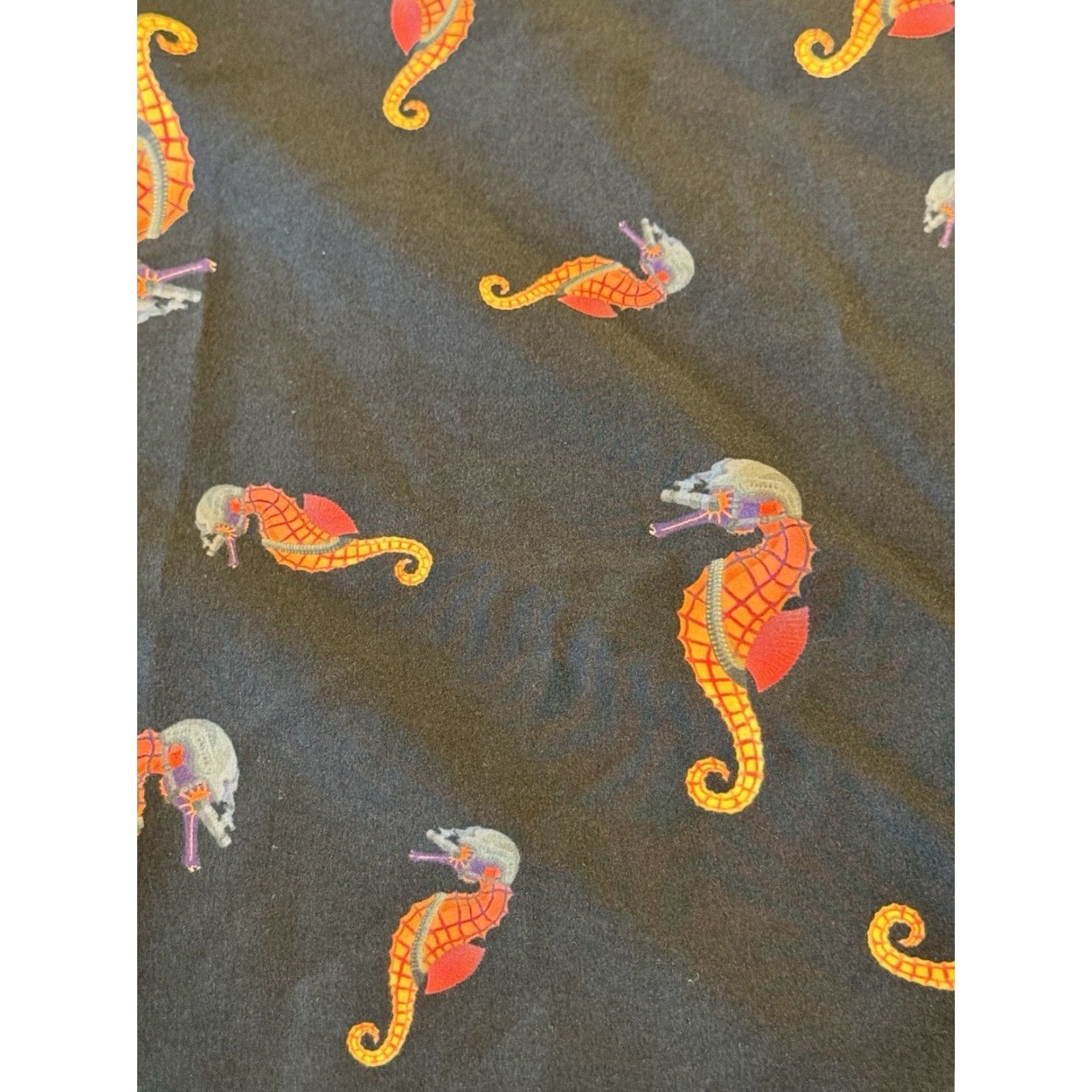Etro VINTAGE Retro Rifle Men’s Short Sleeve Button Up Shirt 3XL Seahorse Multi 90s Retro Size US 39 - 2 Thumbnail