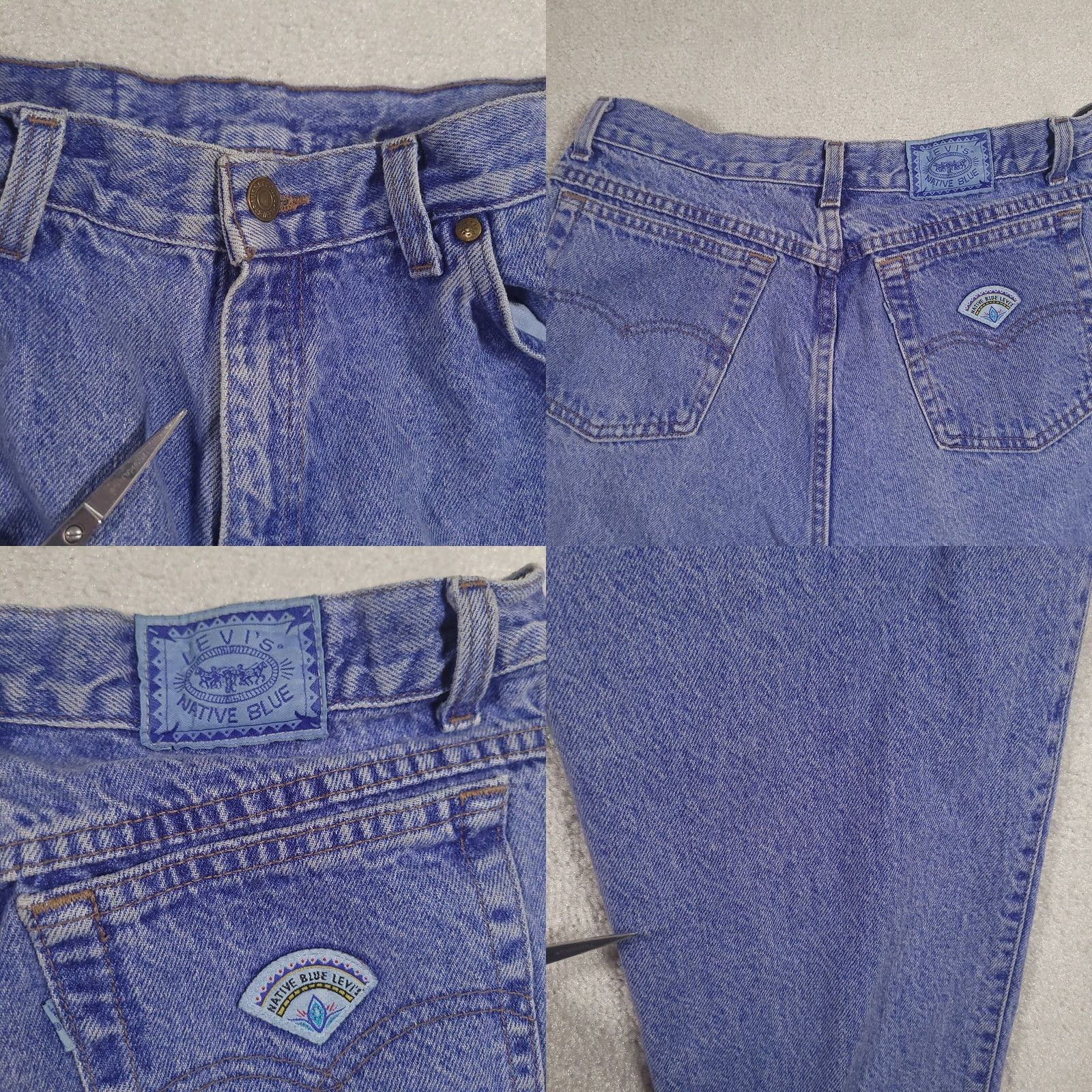 Levi's VINTAGE Levi’s Jeans Women Size 16 Blue Denim Mom 5-Pocket Regular Inseam 30” Blue Faded Size 24" / US 00 / IT 34 - 9 Thumbnail