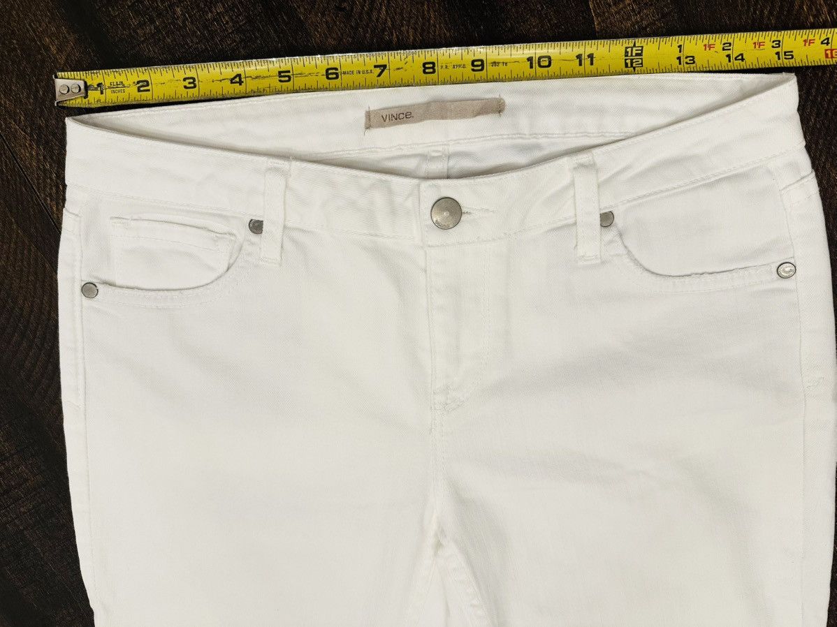 Vince Vince Size 28 Vintage Boy Jeans White Skinny Jeans (30x29) Size 30" / US 8 / IT 44 - 3 Thumbnail