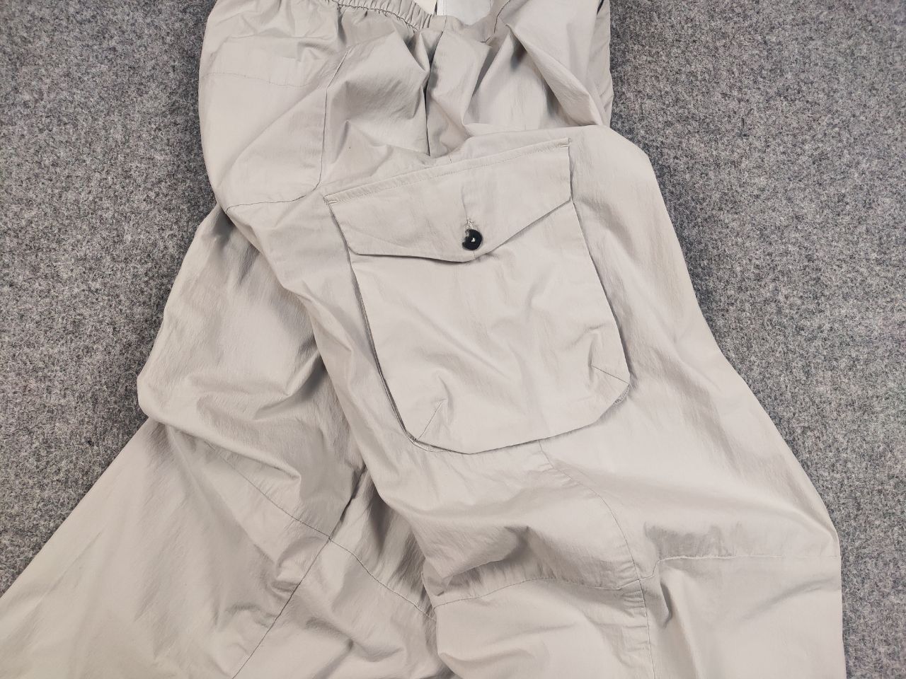 Japanese Brand Rizhuo Japanese Design Beige Baggy Cargo Trouser Pants Size US 32 / EU 48 - 4 Thumbnail