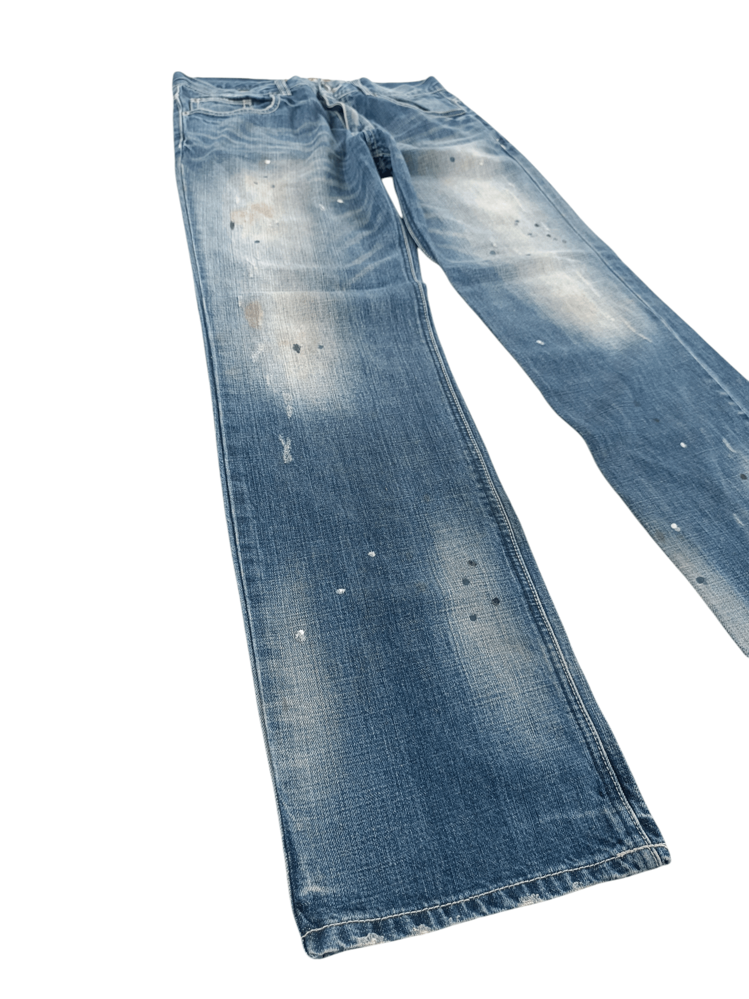 If Six Was Nine × Japanese Brand × Jean 🔥 VTG FLARED 🔥 Japanese Nylaus Rare Design Jeans Size US 30 / EU 46 - 6 Thumbnail