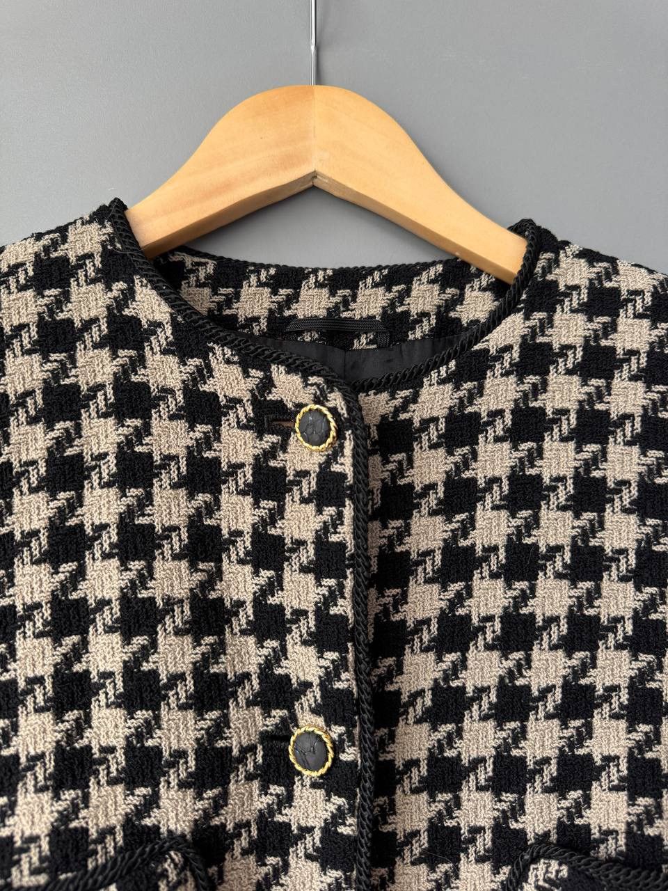 Max Mara Vintage MAX Mara Weekend Line Wool Jacket Dark Gray Size M / US 6-8 / IT 42-44 - 3 Thumbnail