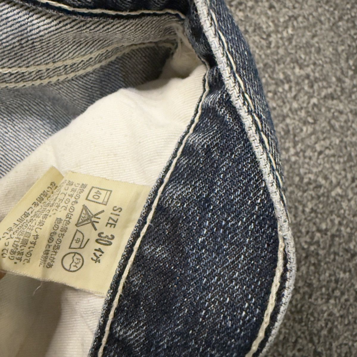 Seditionaries Vintage 90s Levis 502 Tough Distressed Denim W30 Size US 30 / EU 46 - 14 Thumbnail