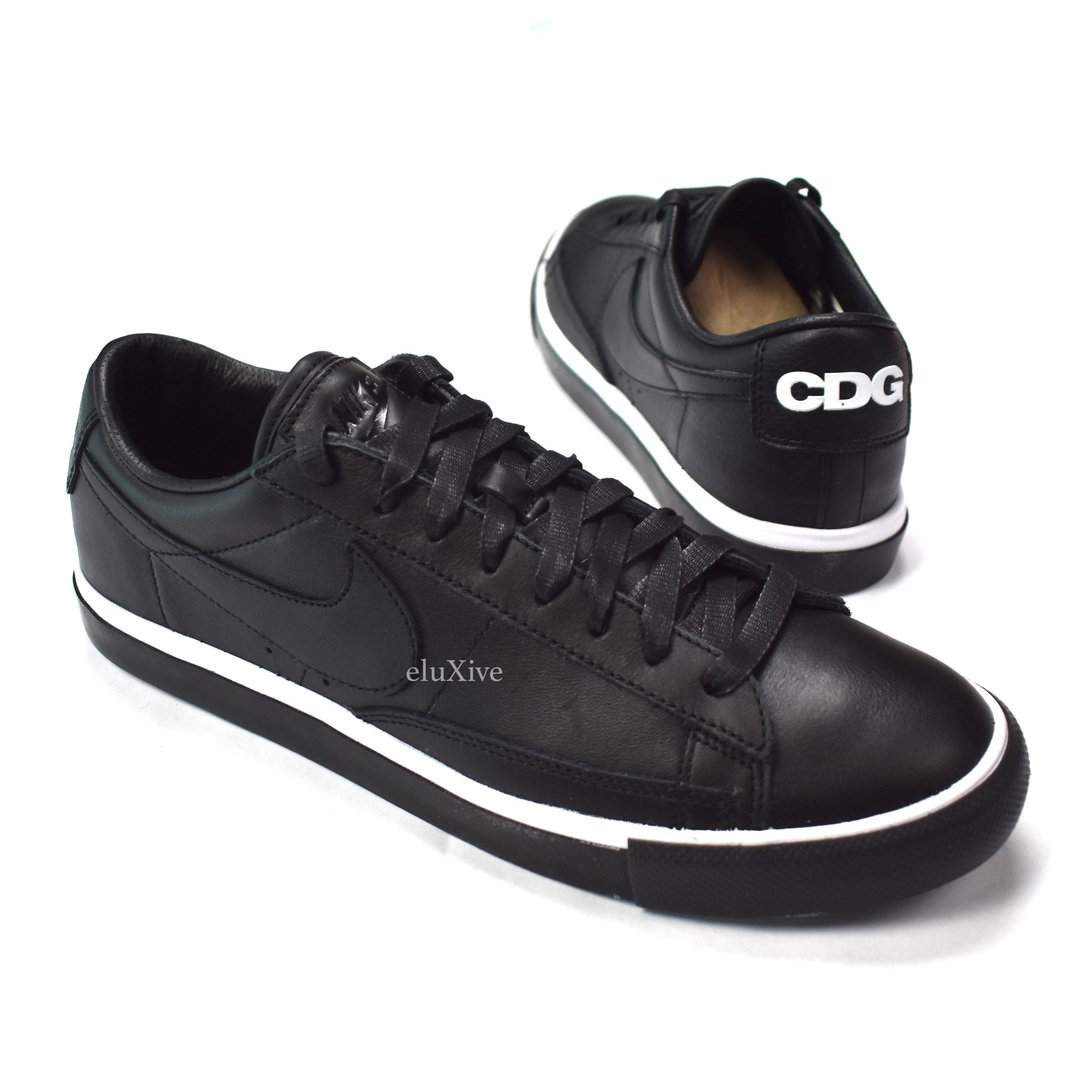 Comme des Garcons × Nike Nike CDG Black Blazer Low Sneakers DS Size US 11 / EU 44 - 1 Preview