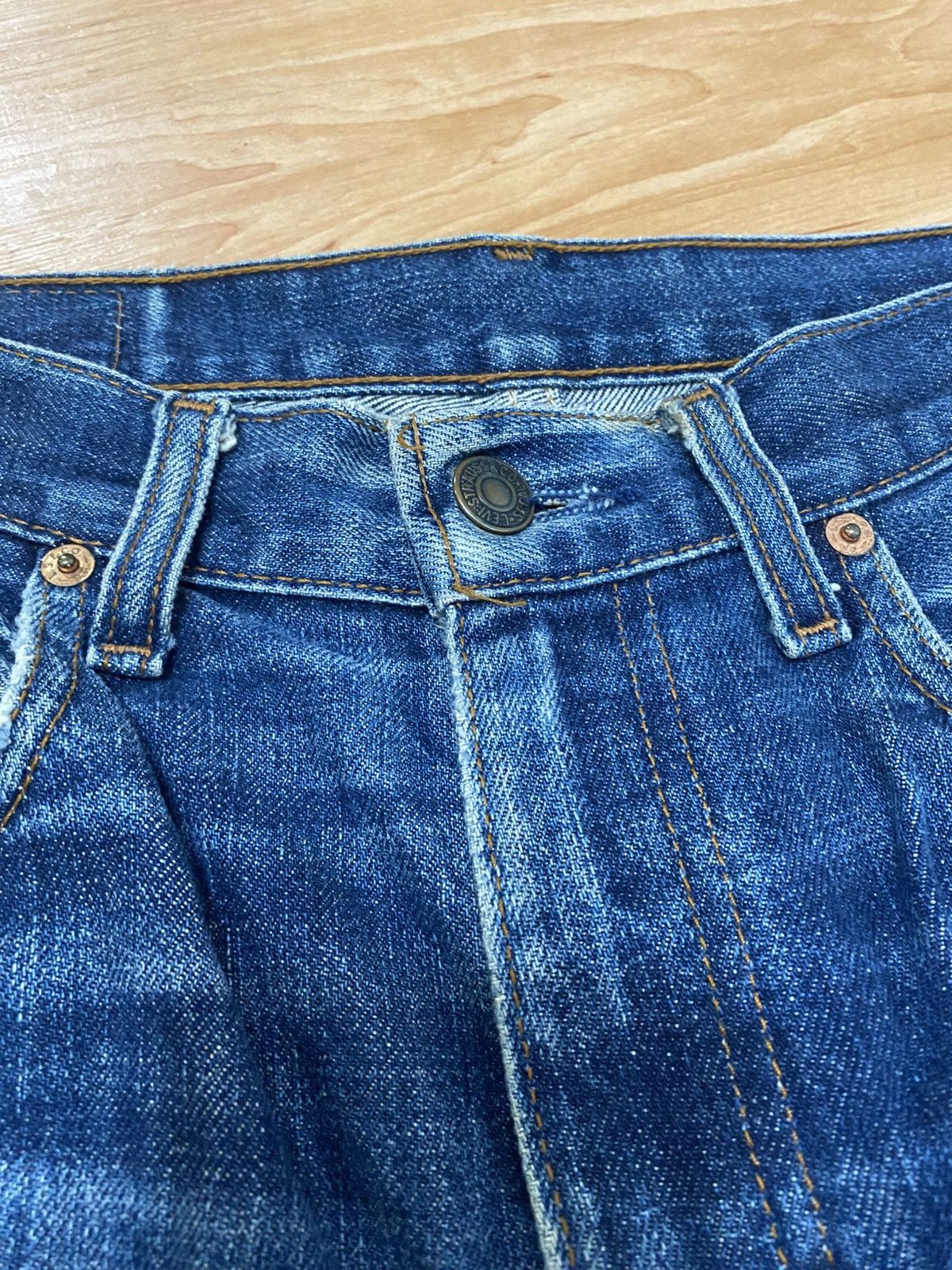 Levi's × Levi's Vintage Clothing × Vintage Vintage 90s levis denim distressed regular fits Size US 34 / EU 50 - 7 Thumbnail
