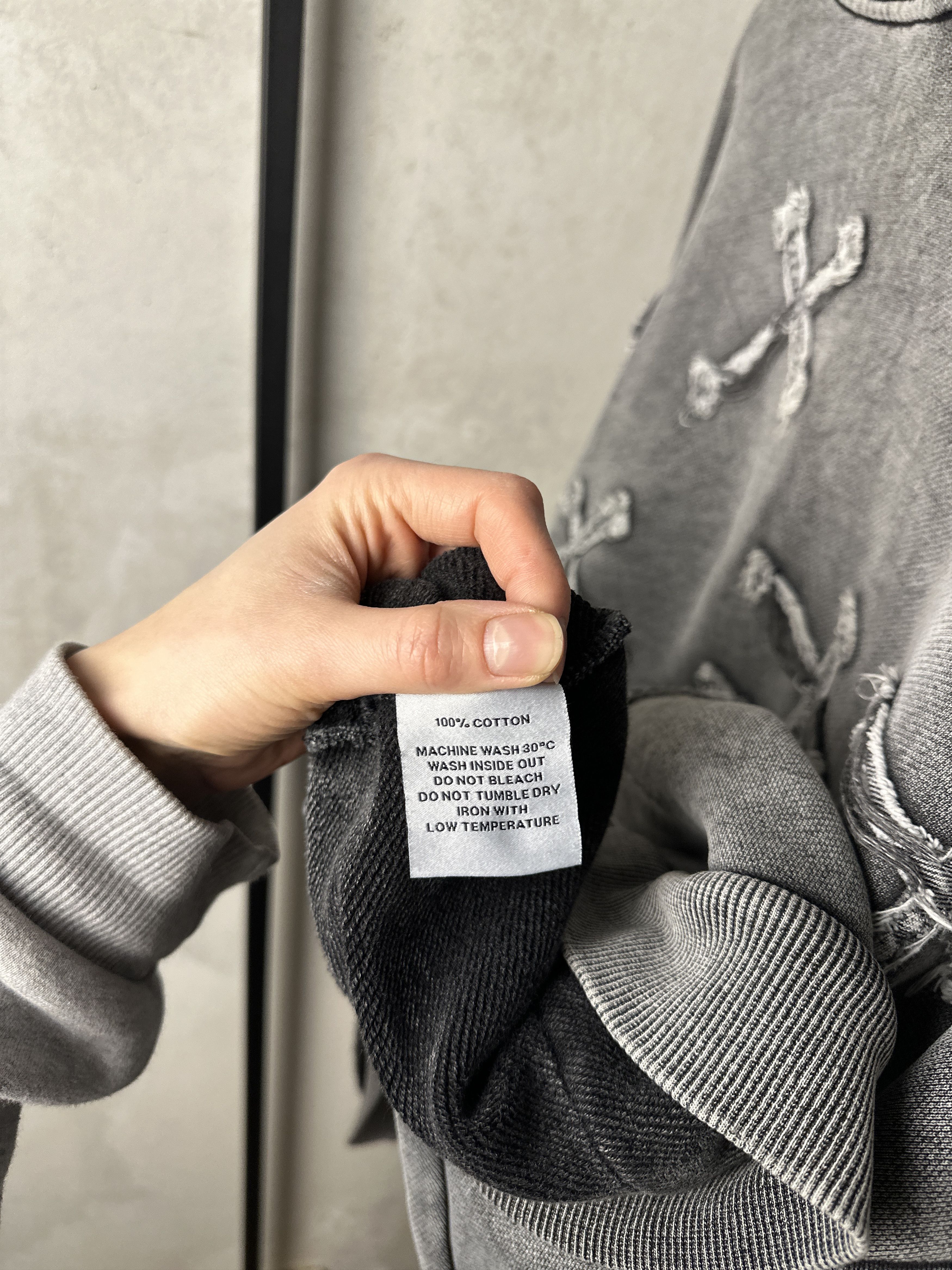 Racer Worldwide RARE Racer Worldwide Patch Cross Washed Grey Hoodie Size US XL / EU 56 / 4 - 6 Thumbnail