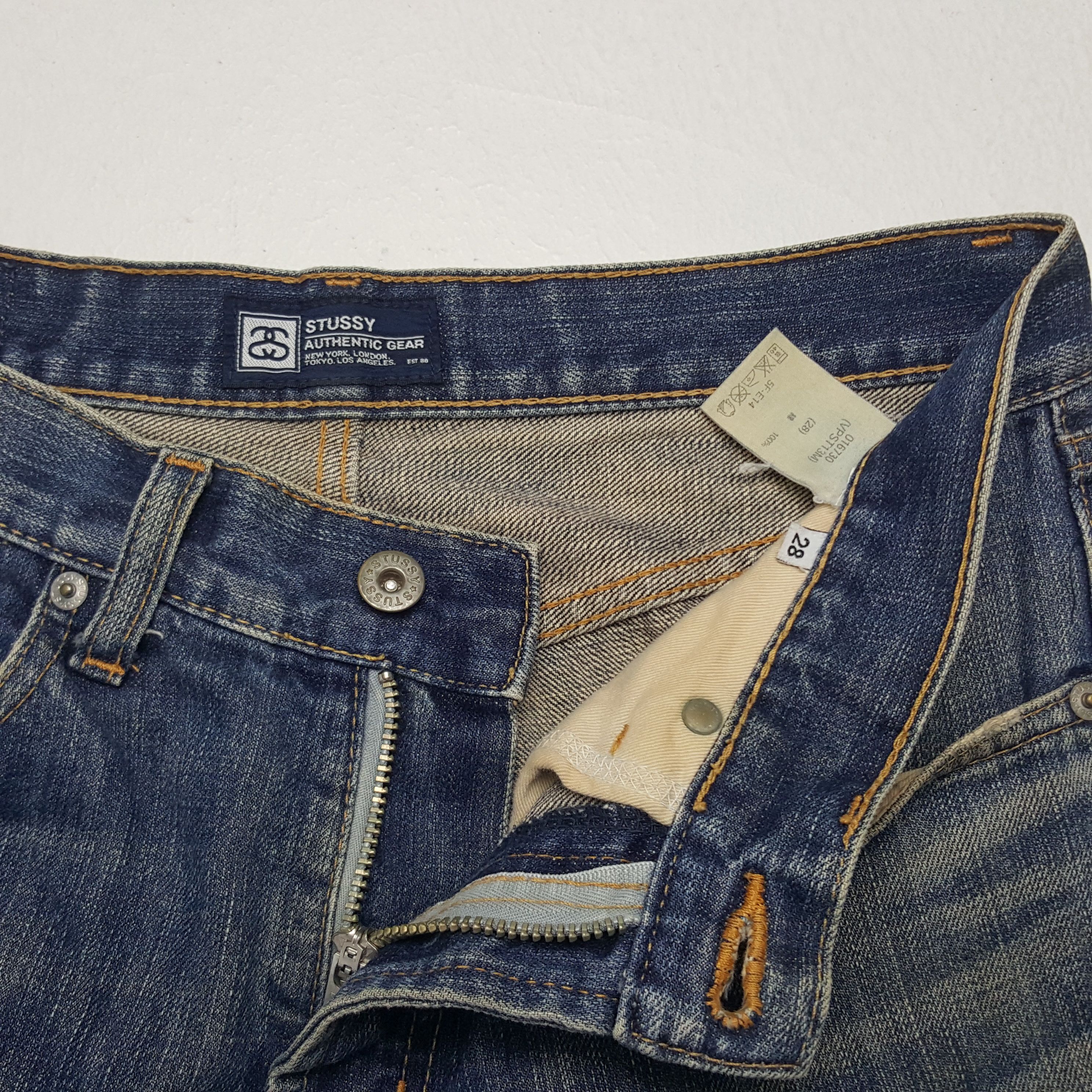 Stussy × Vintage Vintage Stussy American Streetwear Denim Jeans Size US 30 / EU 46 - 7 Thumbnail