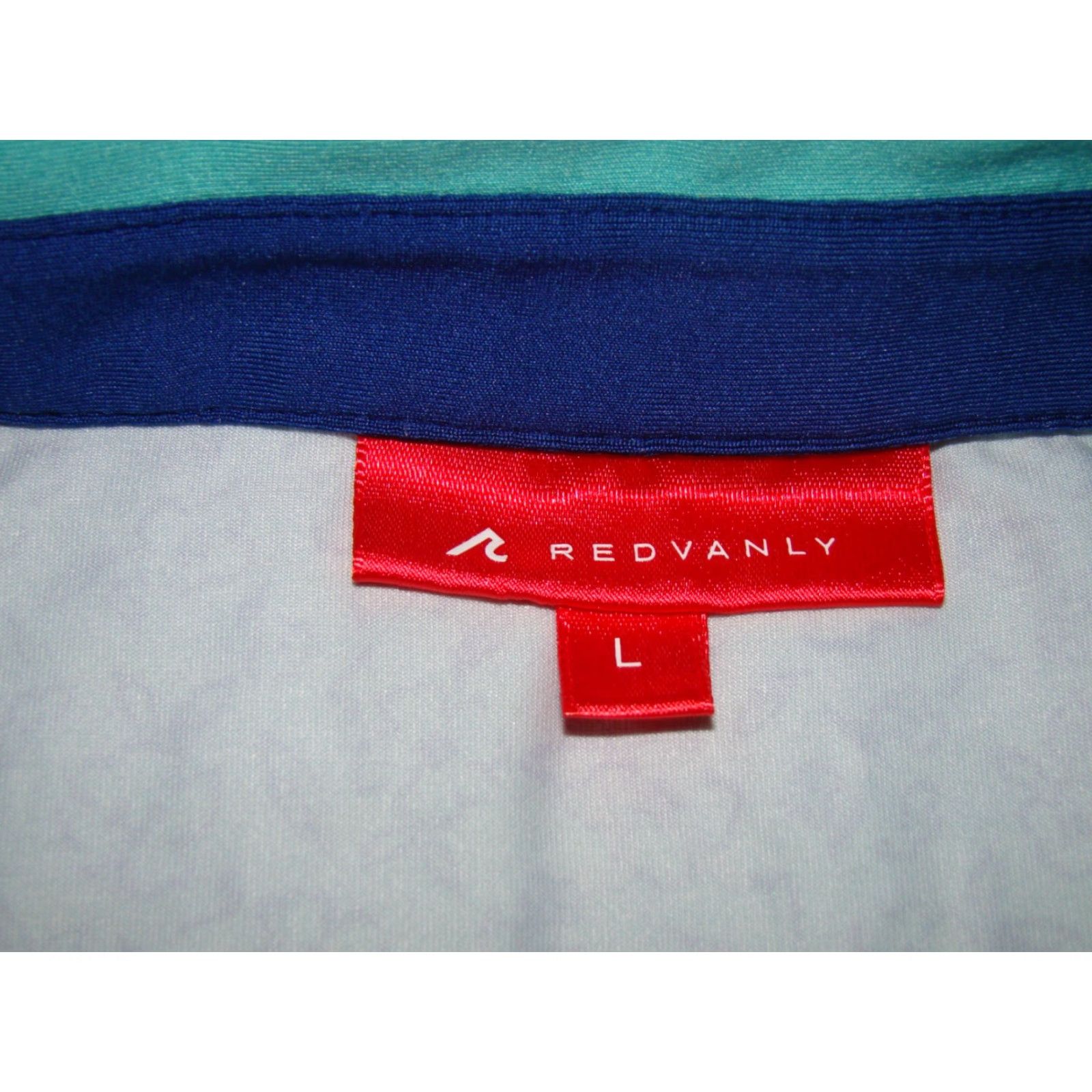 Vintage Redvanly Mens Polo Shirt Short Sleeve Golf Embroidered Blue Green L Casual, Activewear, Travel, Party/Cocktail Men Shirts Size US L / EU 52-54 / 3 - 4 Thumbnail