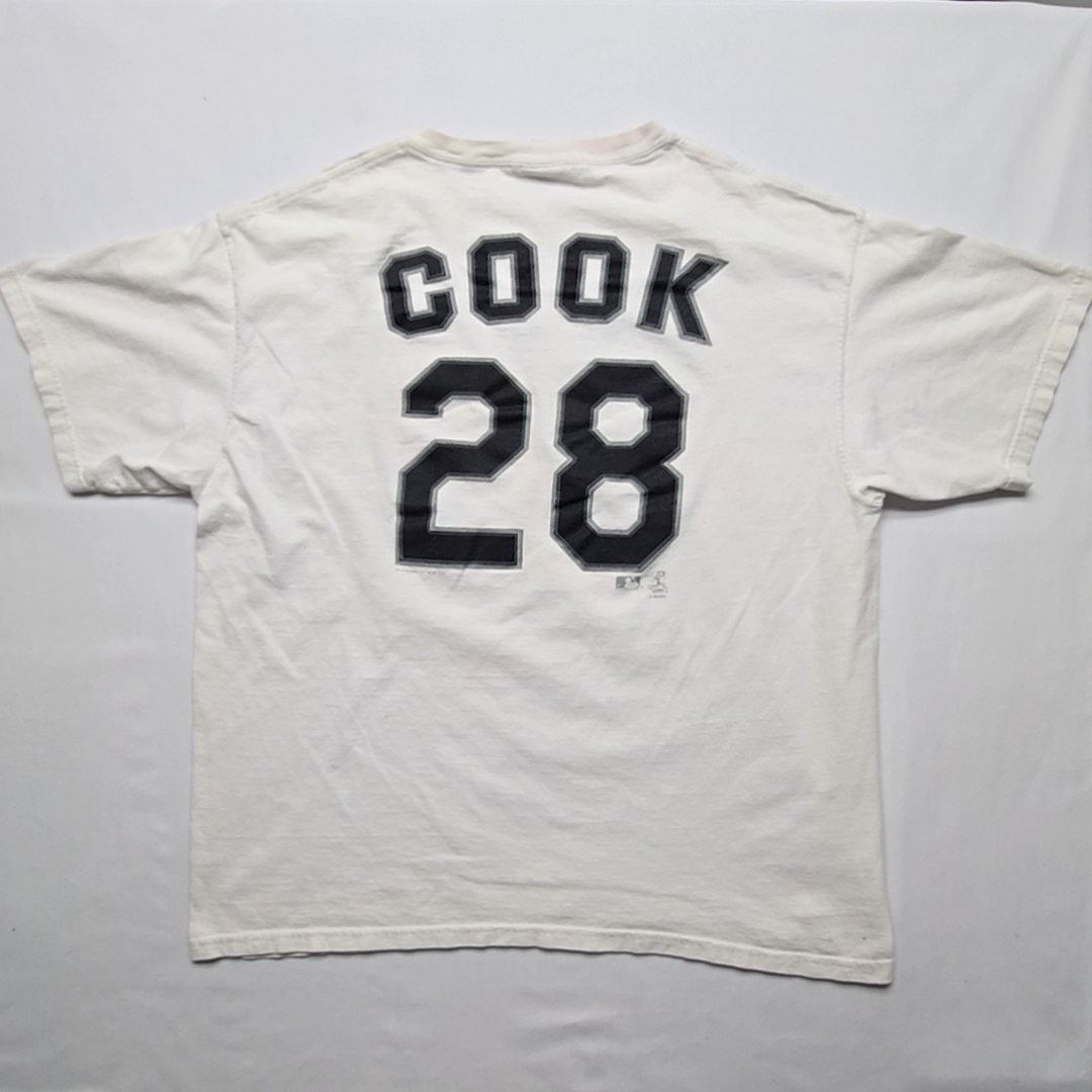 Lee Vintage Lee Sport Rockies Cook 28 White Baseball Shirt XL Size US XL / EU 56 / 4 - 9 Thumbnail
