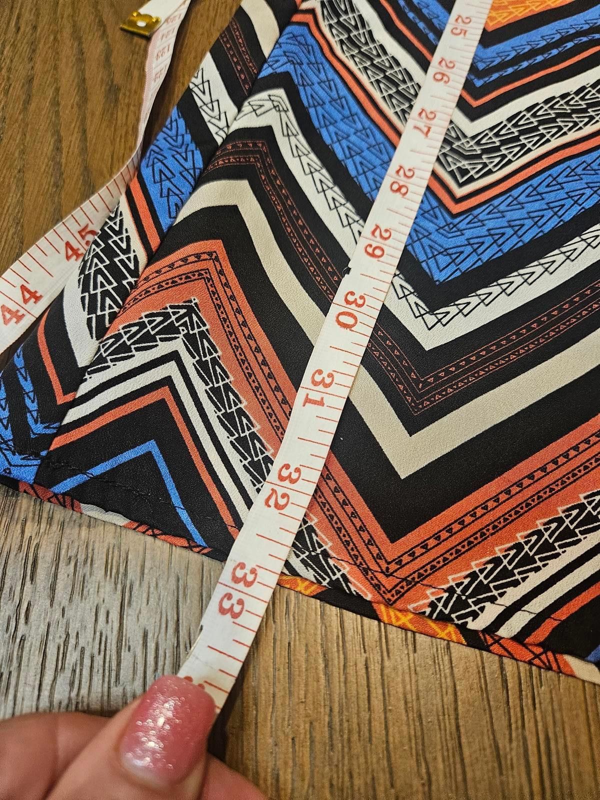 Almost Famous Stylish Chevron Print Dress - Vibrant Patterns #423 Size S / US 4 / IT 40 - 8 Thumbnail